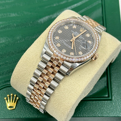 Rolex Datejust 36 126281RBR G Grey Fluted Jubilee 2024