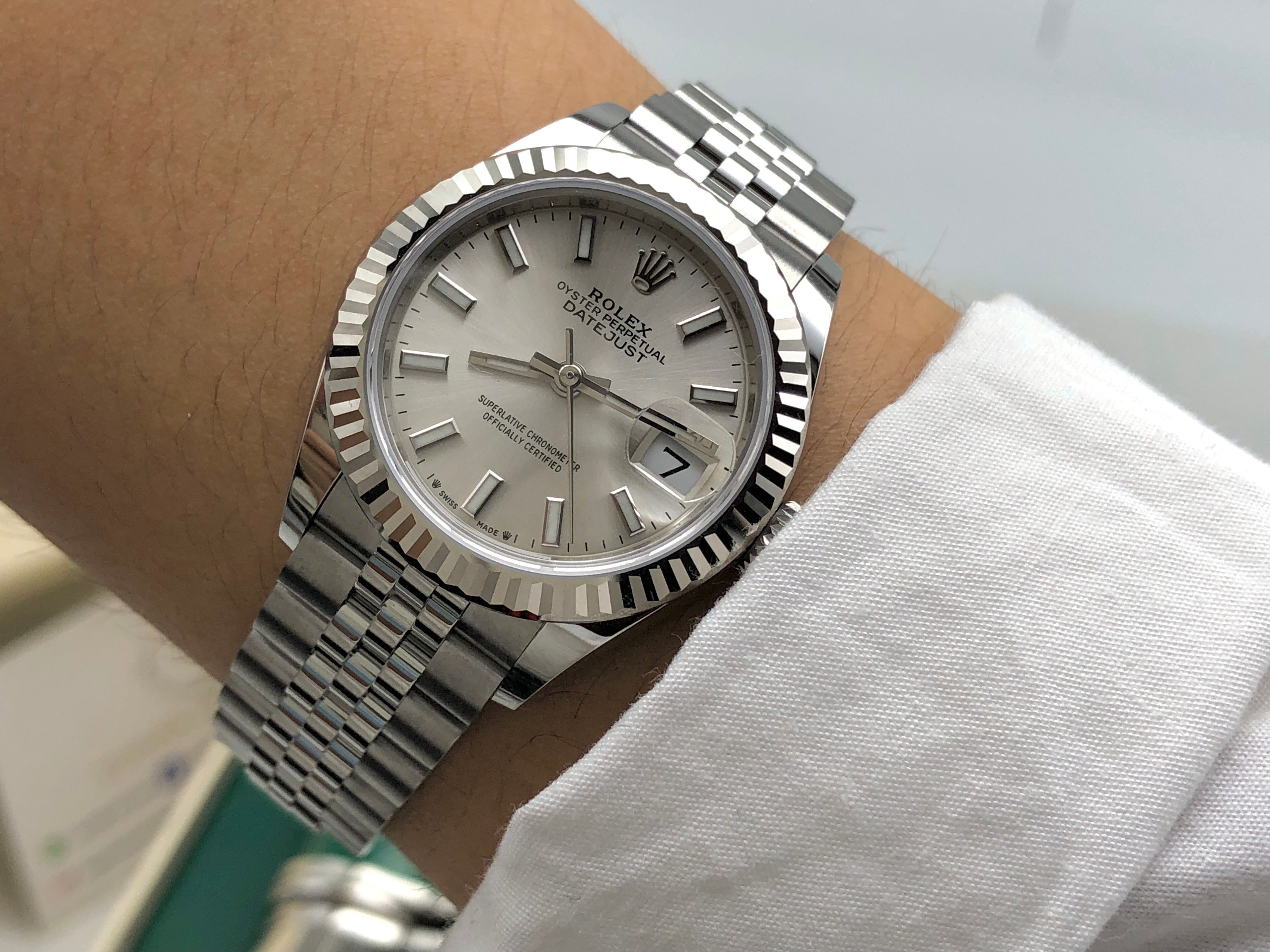 Rolex Lady-Datejust 279174 Silver Index Jubilee 2025