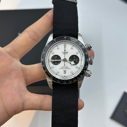 Tudor Black Bay Chrono 41mm 79360N-0008 White Woven 2024