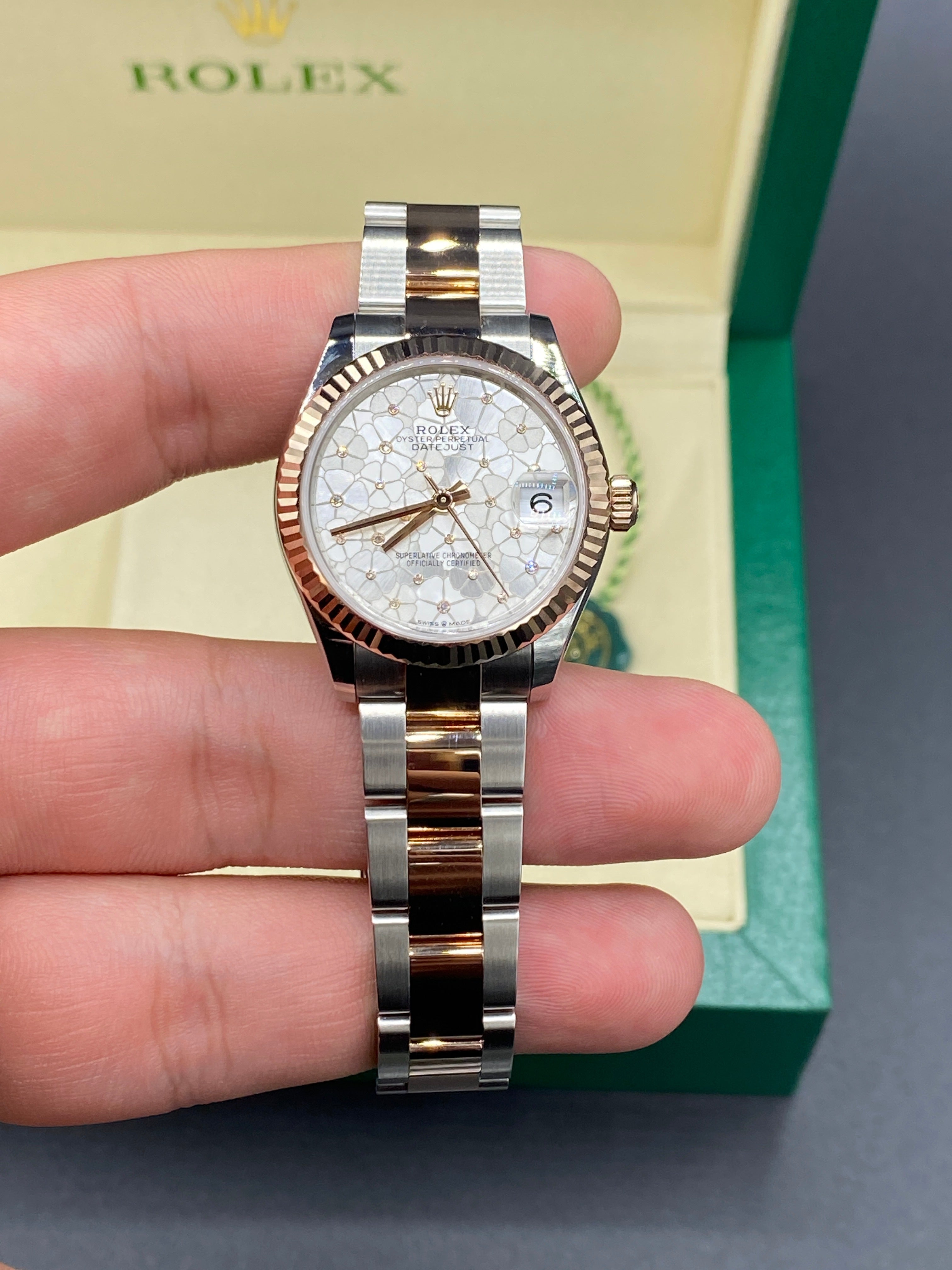 Rolex Datejust 31 278271 Silver Floral Oyster 2024