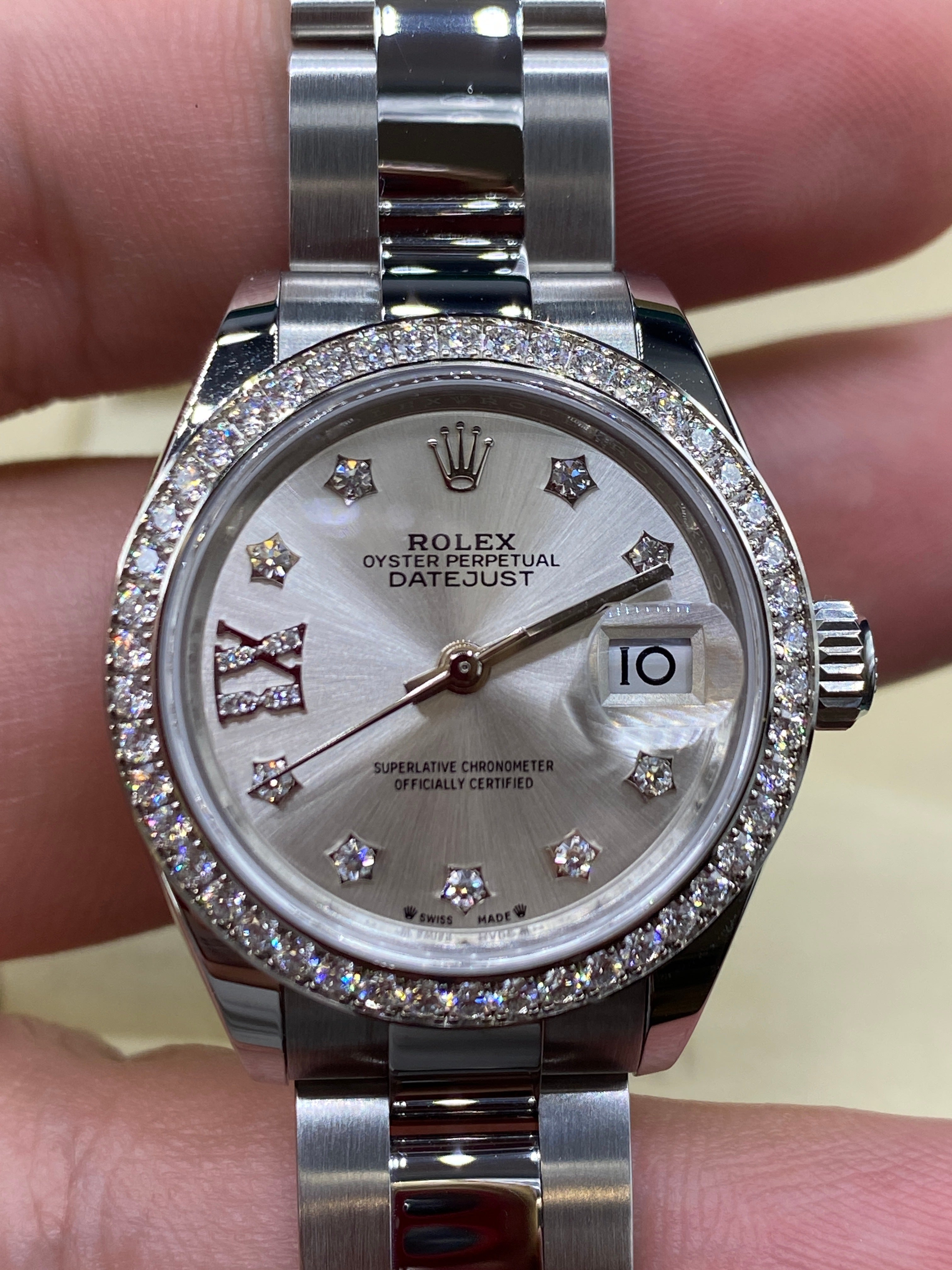 Rolex Lady-Datejust 279384G Silver Star Oyster 2024