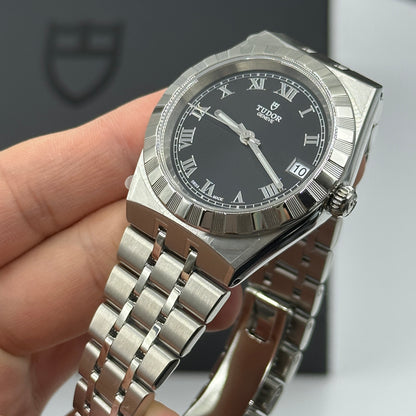 Tudor Tudor Royal 34mm 28400-0003 Black Roman Steel 2022