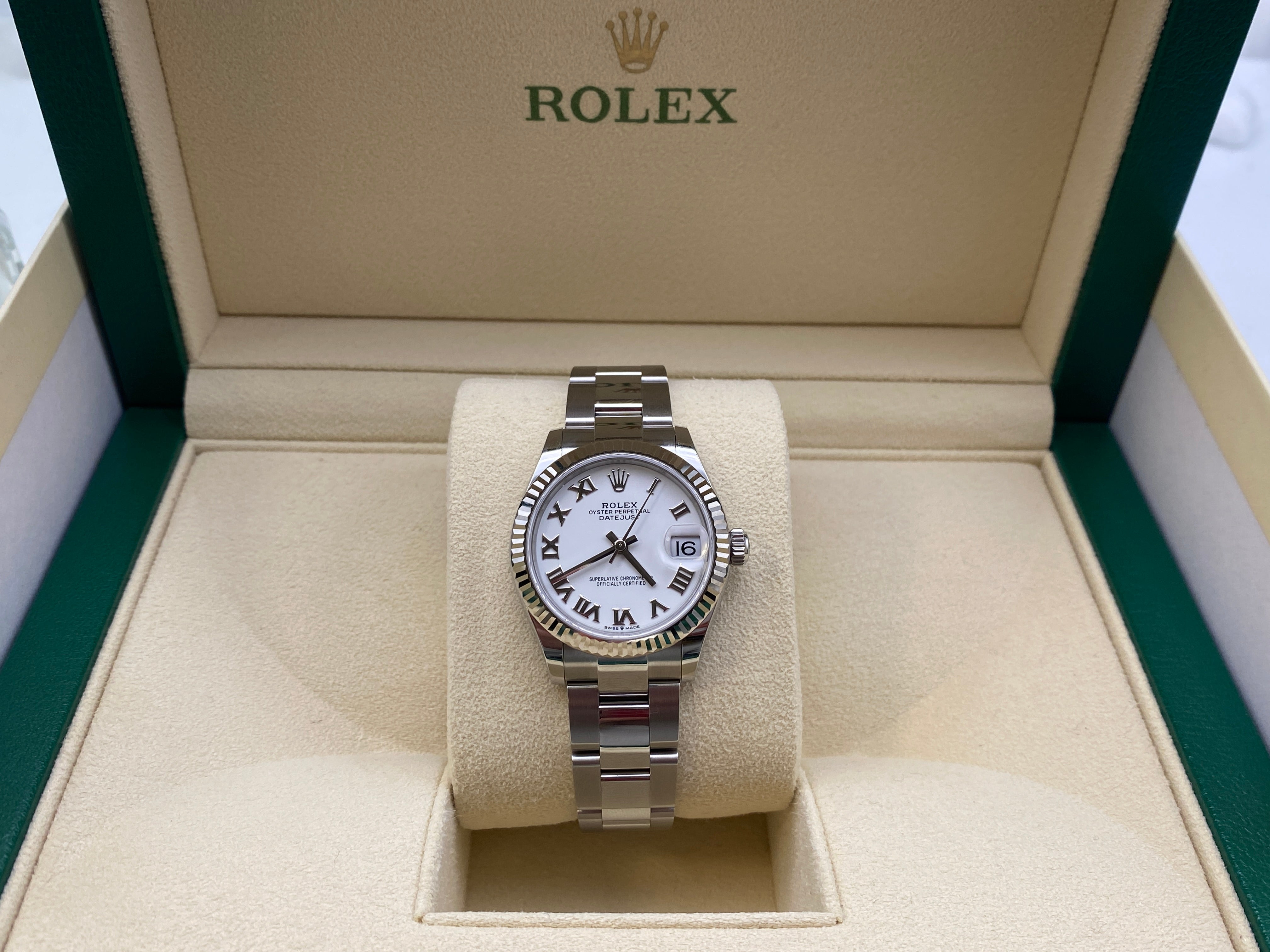 Rolex Datejust 31 278274 White Roman Oyster 2025