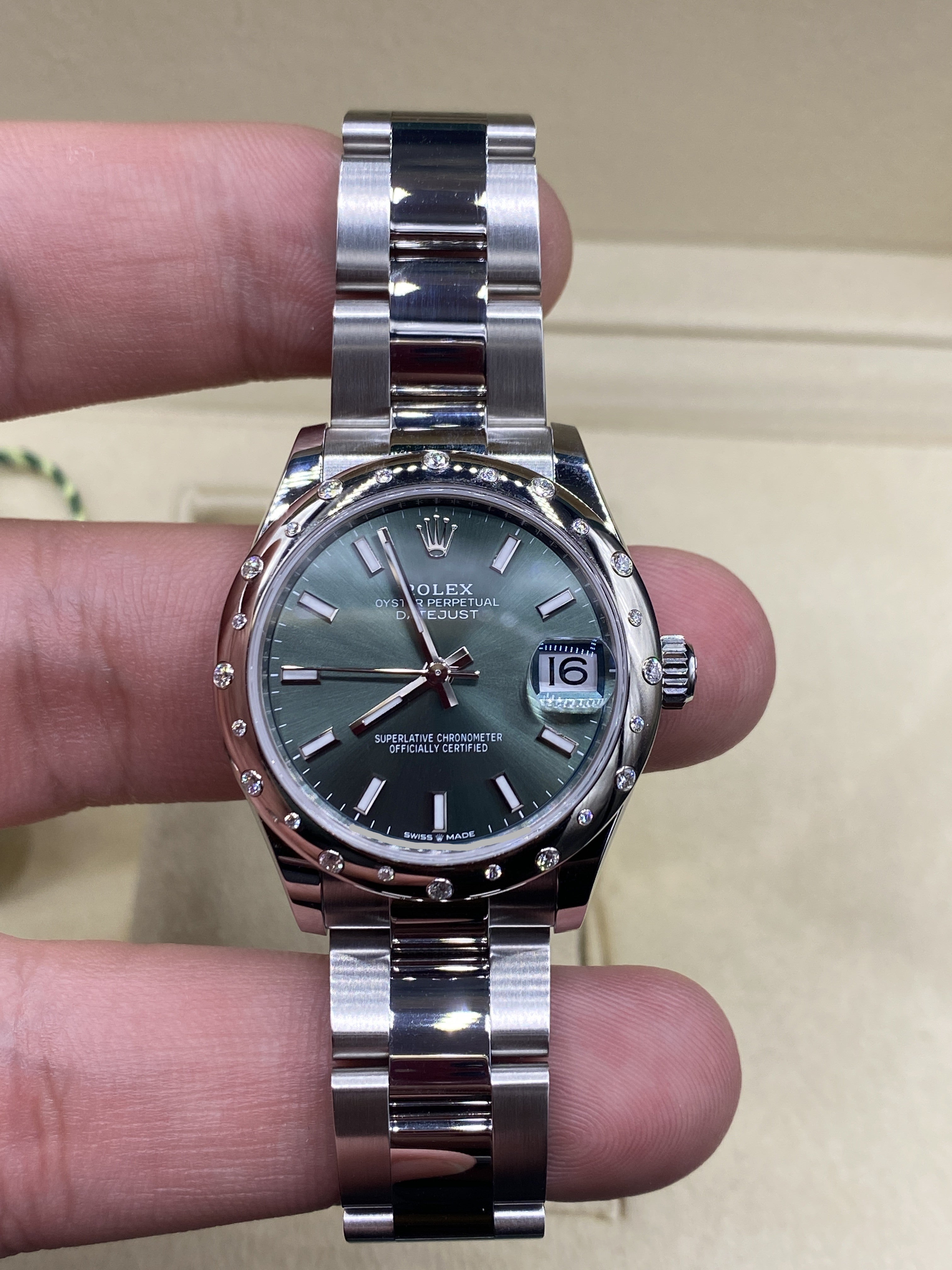 Rolex Datejust 31 278344RBR Green Index Oyster 2024