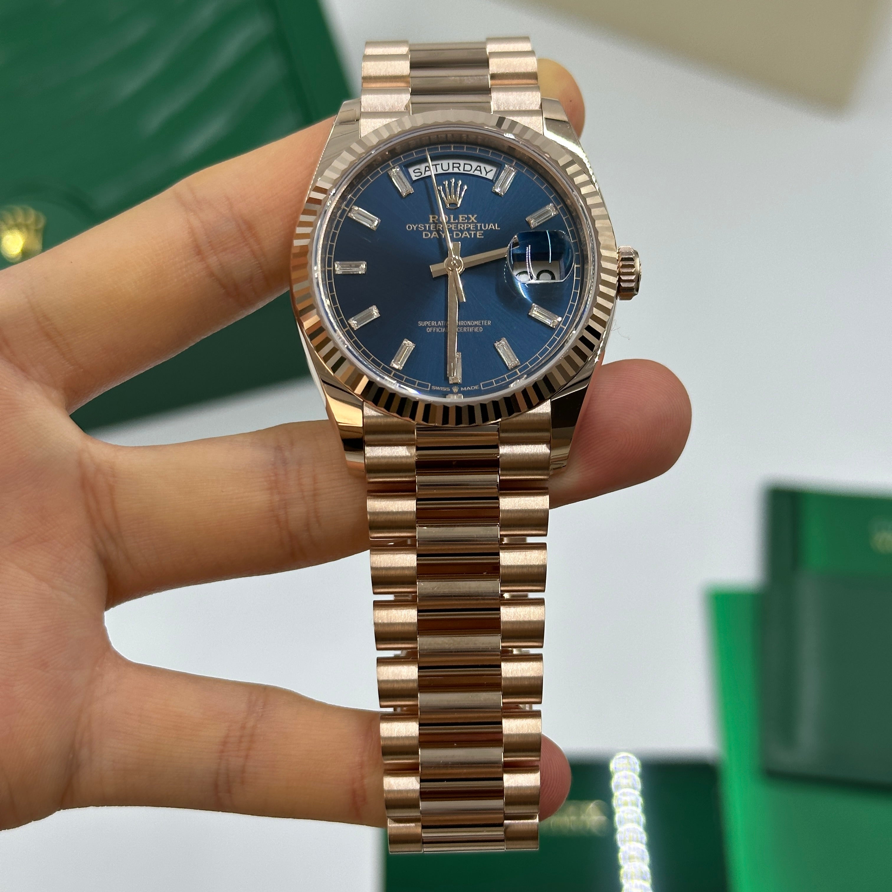Rolex Day-Date 36 36mm 128235A Blue 2024