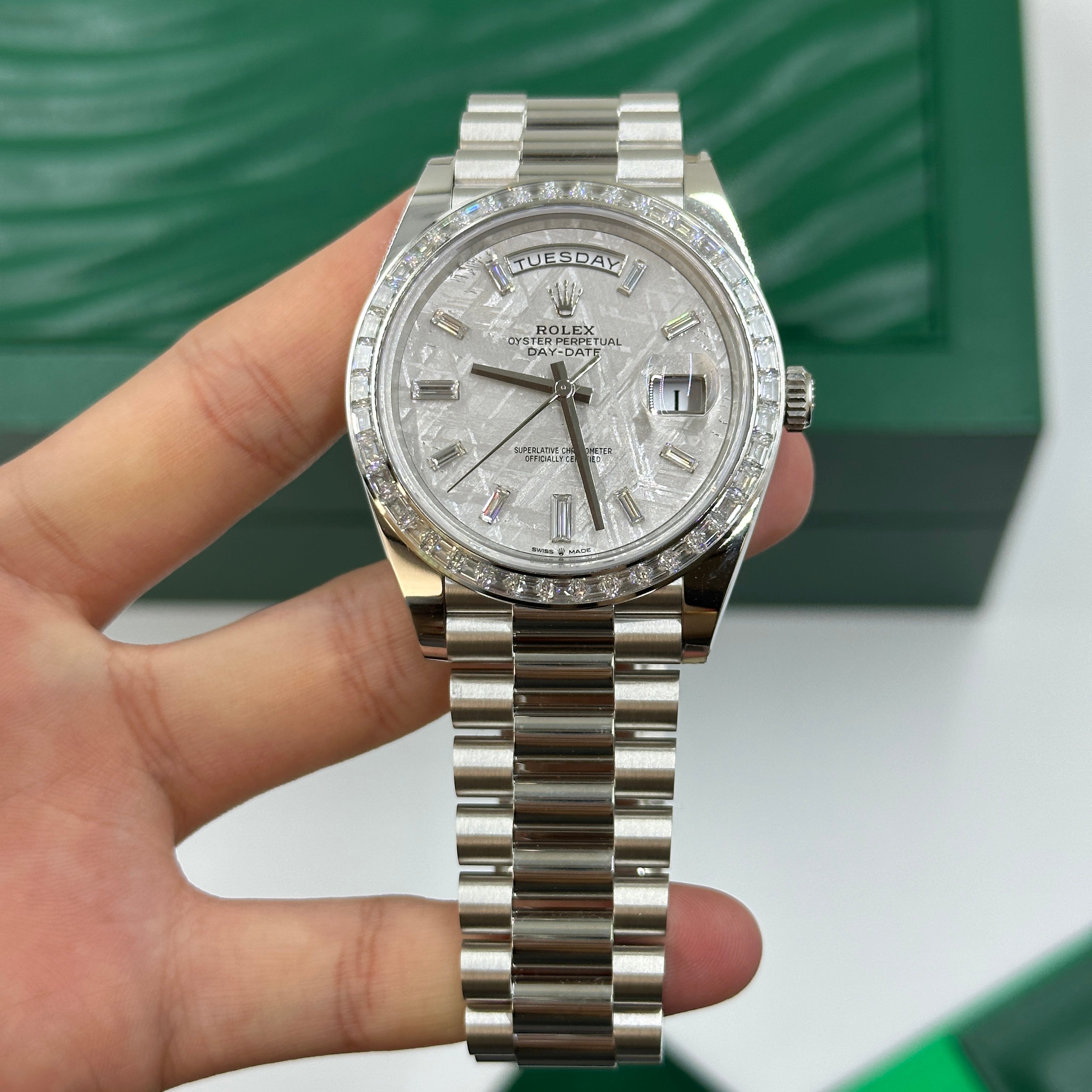 Rolex Day-Date 40 40mm 228396Tbr Meteorite 2022