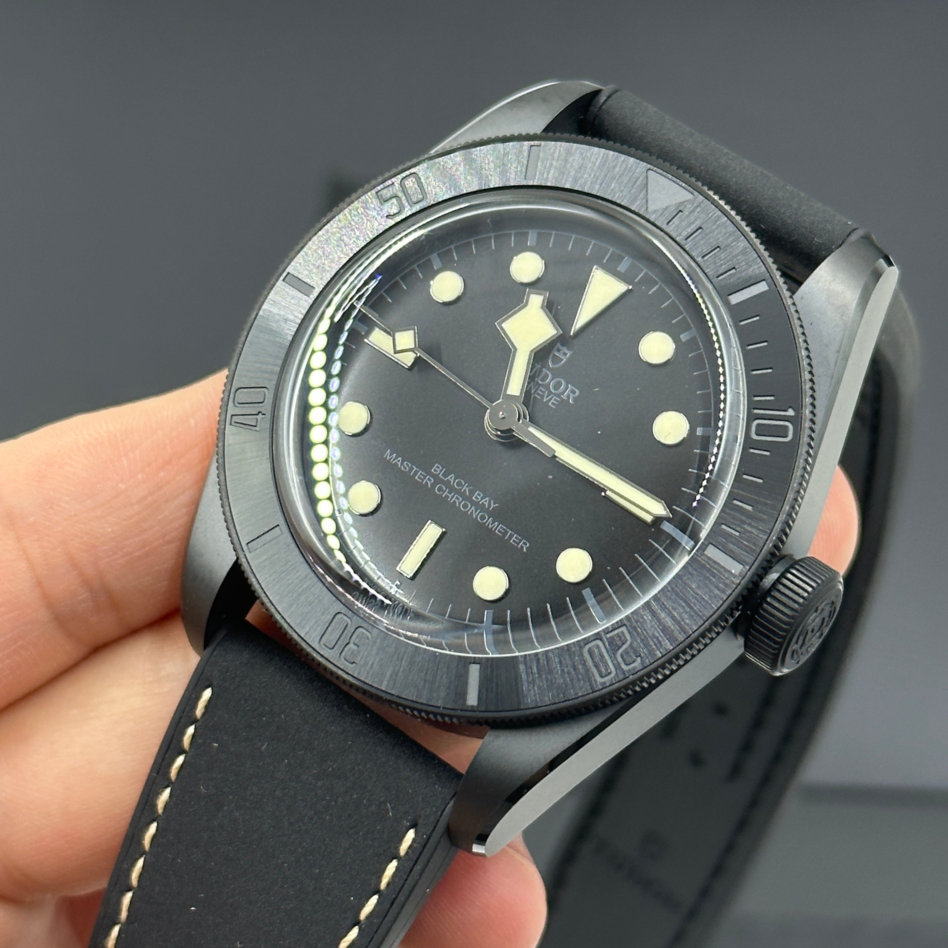 Tudor Black Bay Ceramic 41mm 79210Cnu-0001 Black Leather 2023