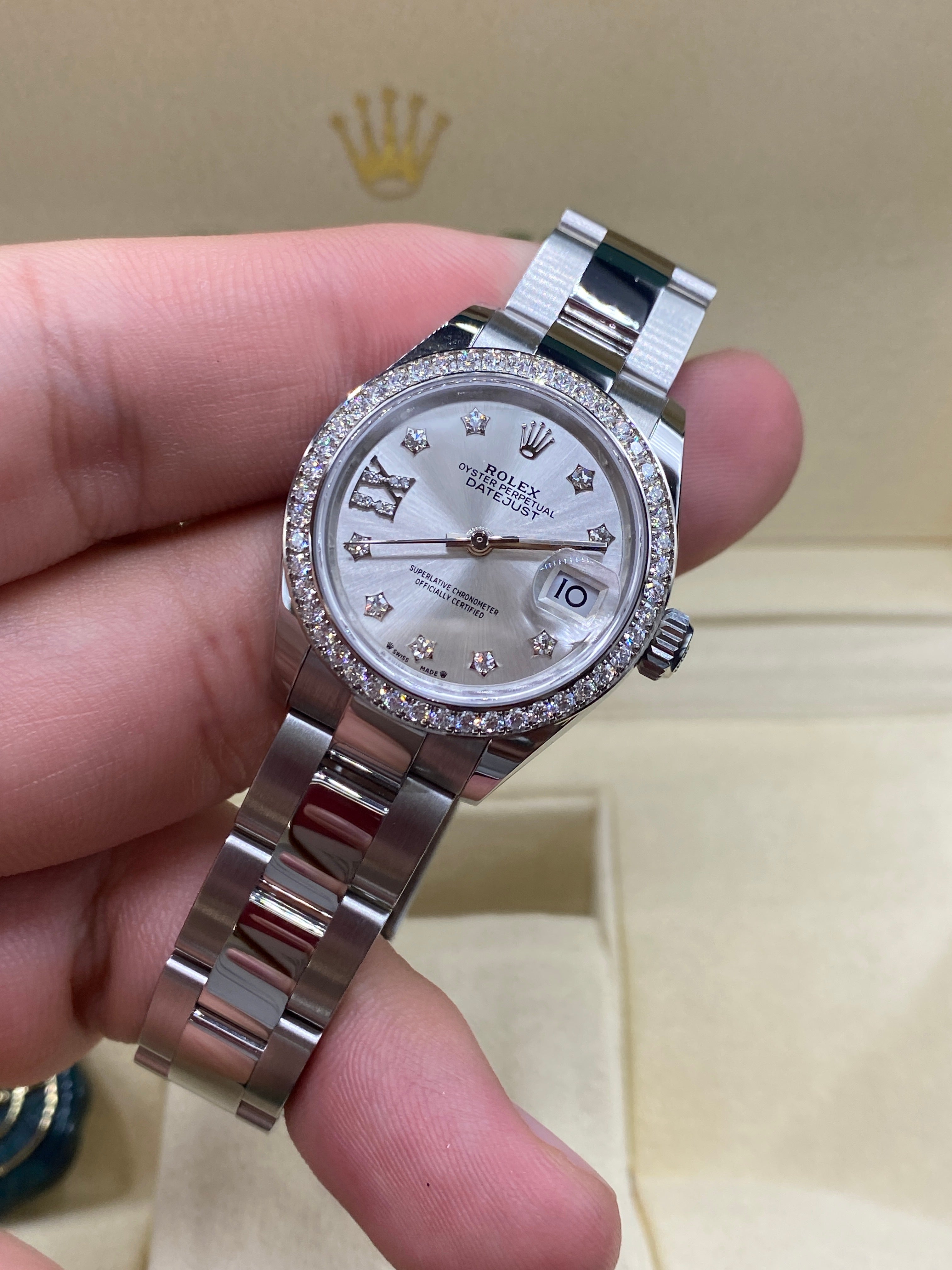 Rolex Lady-Datejust 279384G Silver Star Oyster 2024