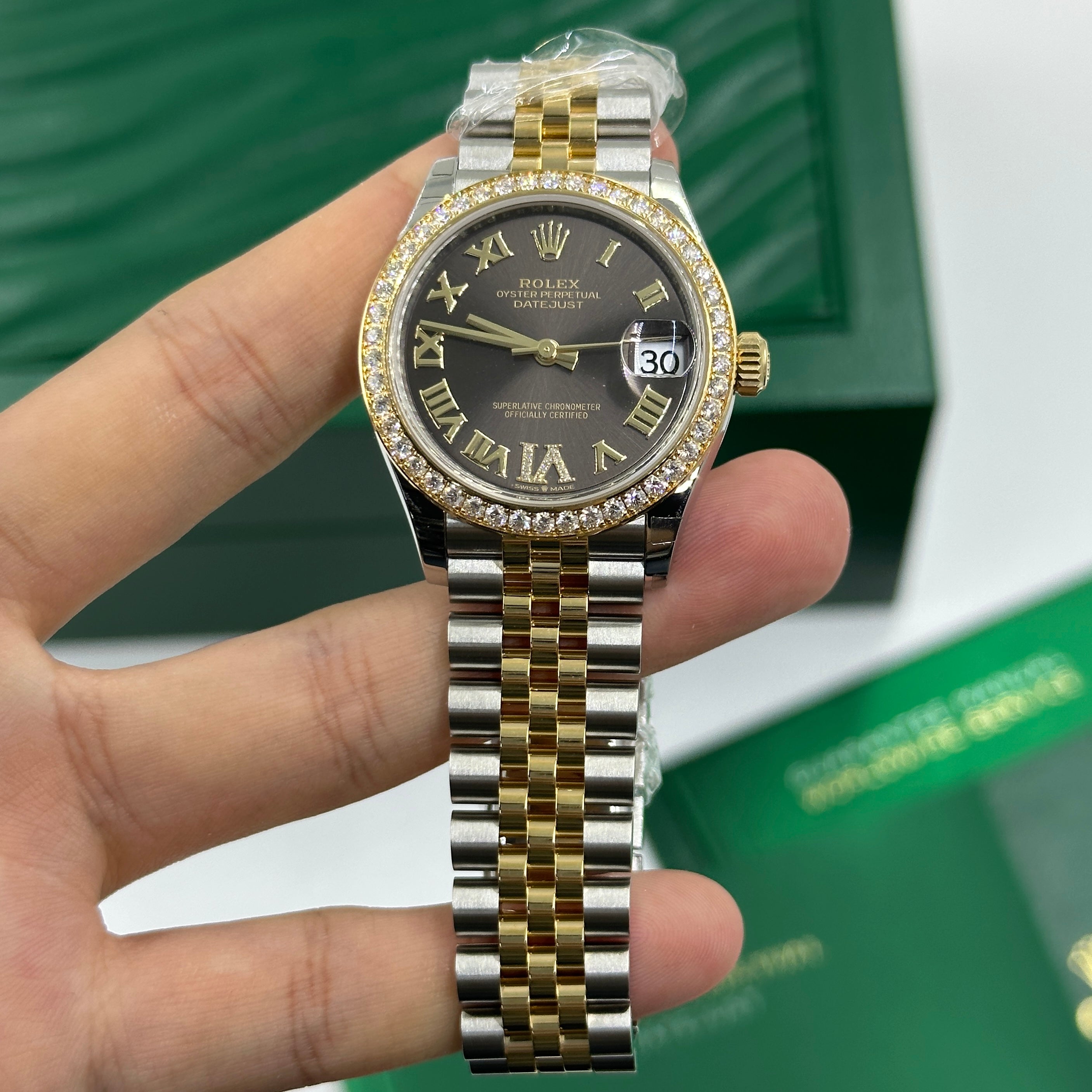 Rolex Datejust 31 278383RBR Grey VI Roman Jubilee 2025