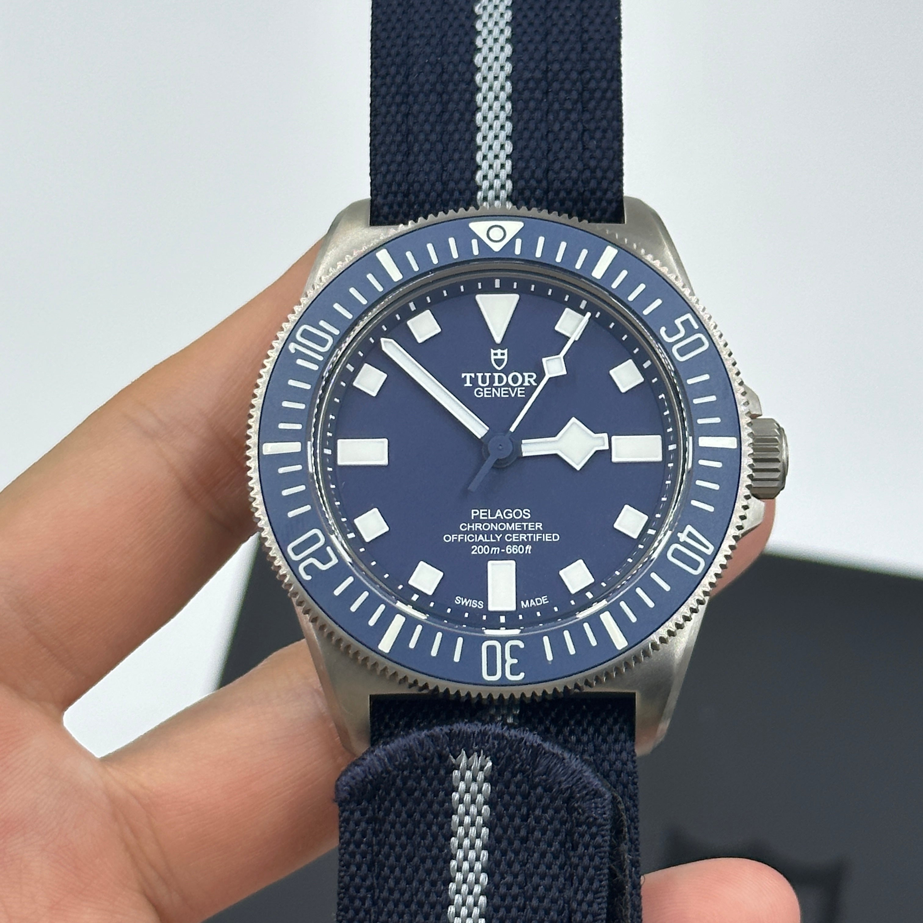 Tudor Pelagos FXD 42mm 25707B/24 Blue Fabric 2024