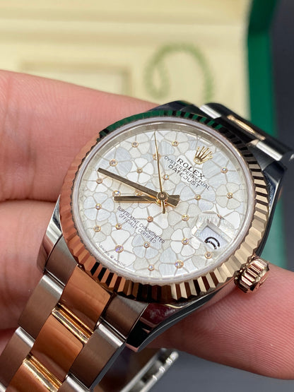 Rolex Datejust 31 278271 Silver Floral Oyster 2024