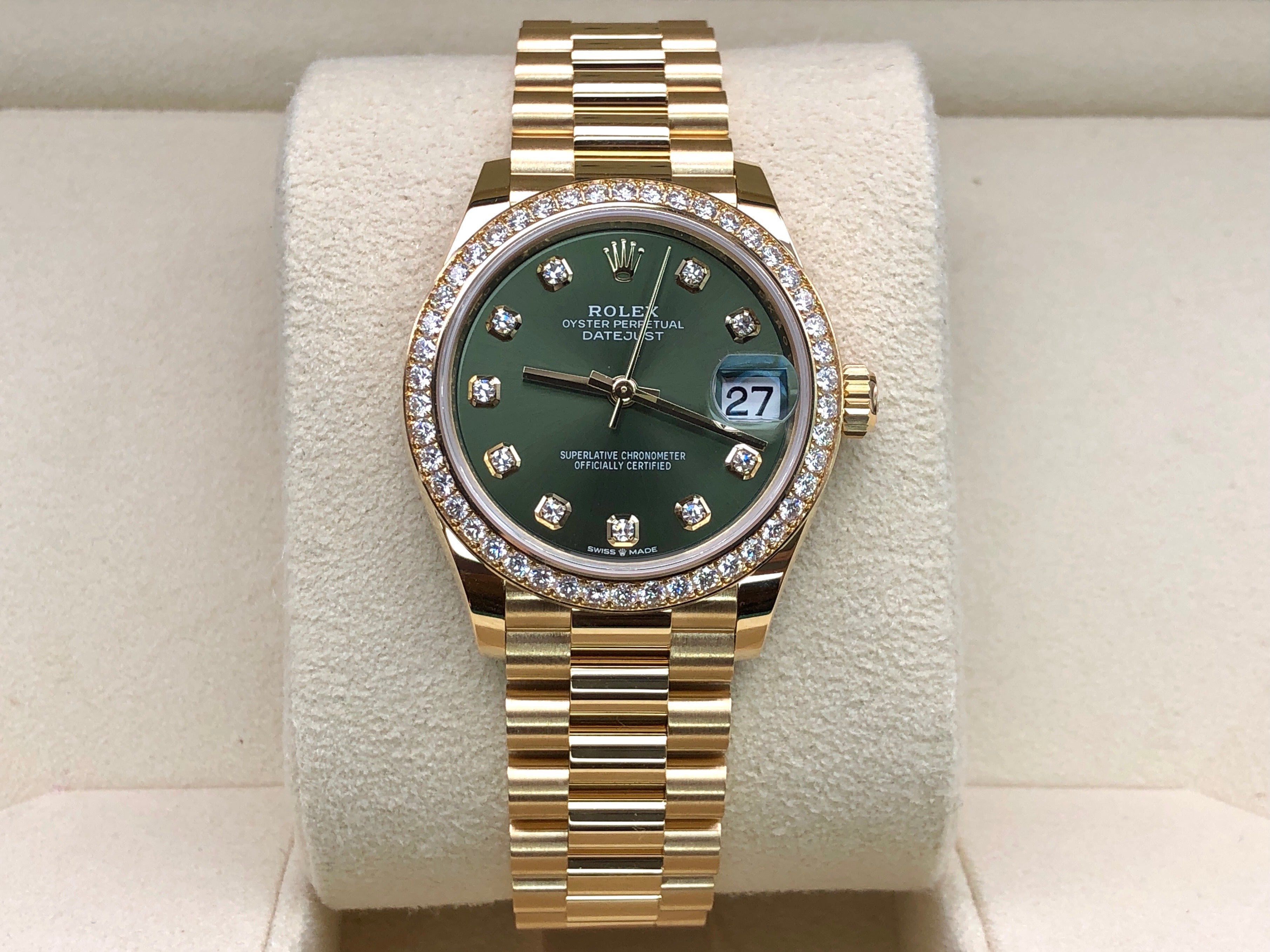 Rolex Datejust 31 278288RBR Diamonds Green m278288rbr-0007 2025