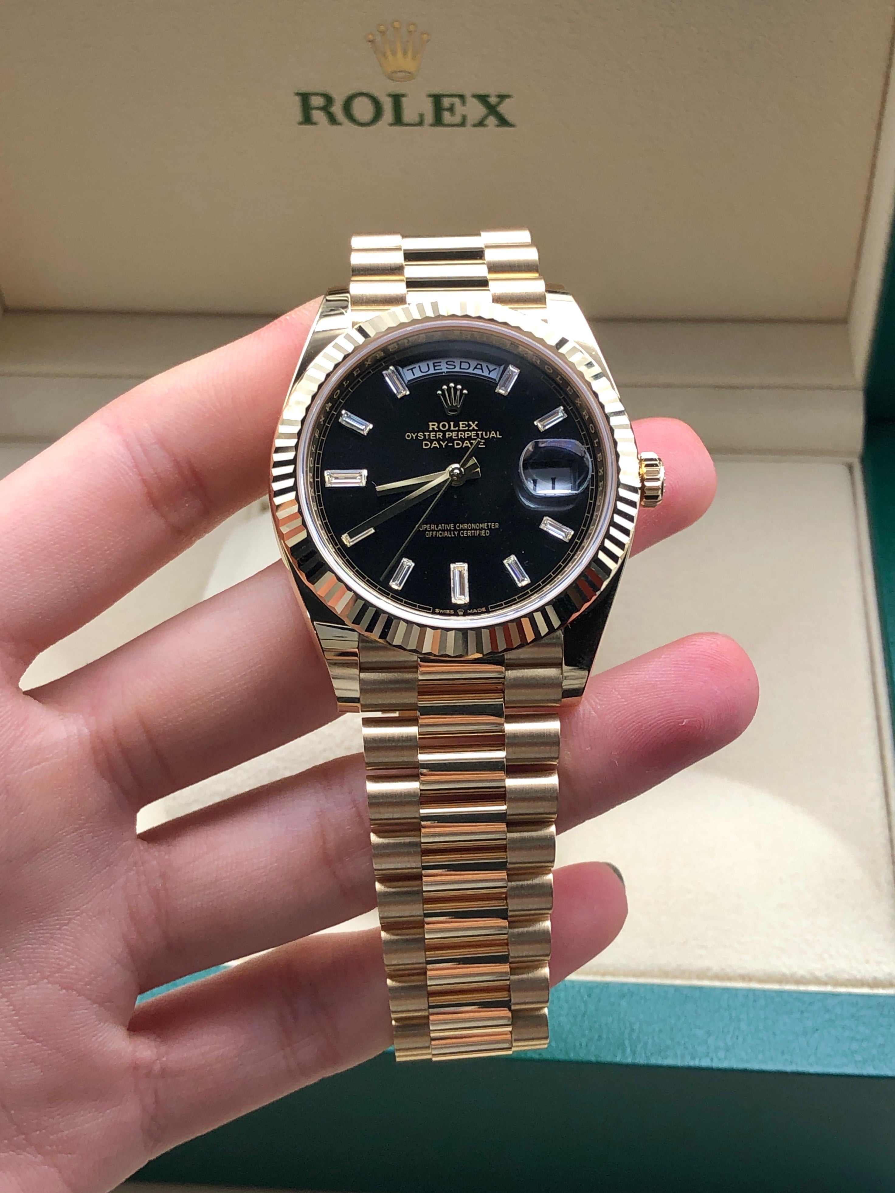 Rolex Day-Date 40 40mm 228238A Black 2020