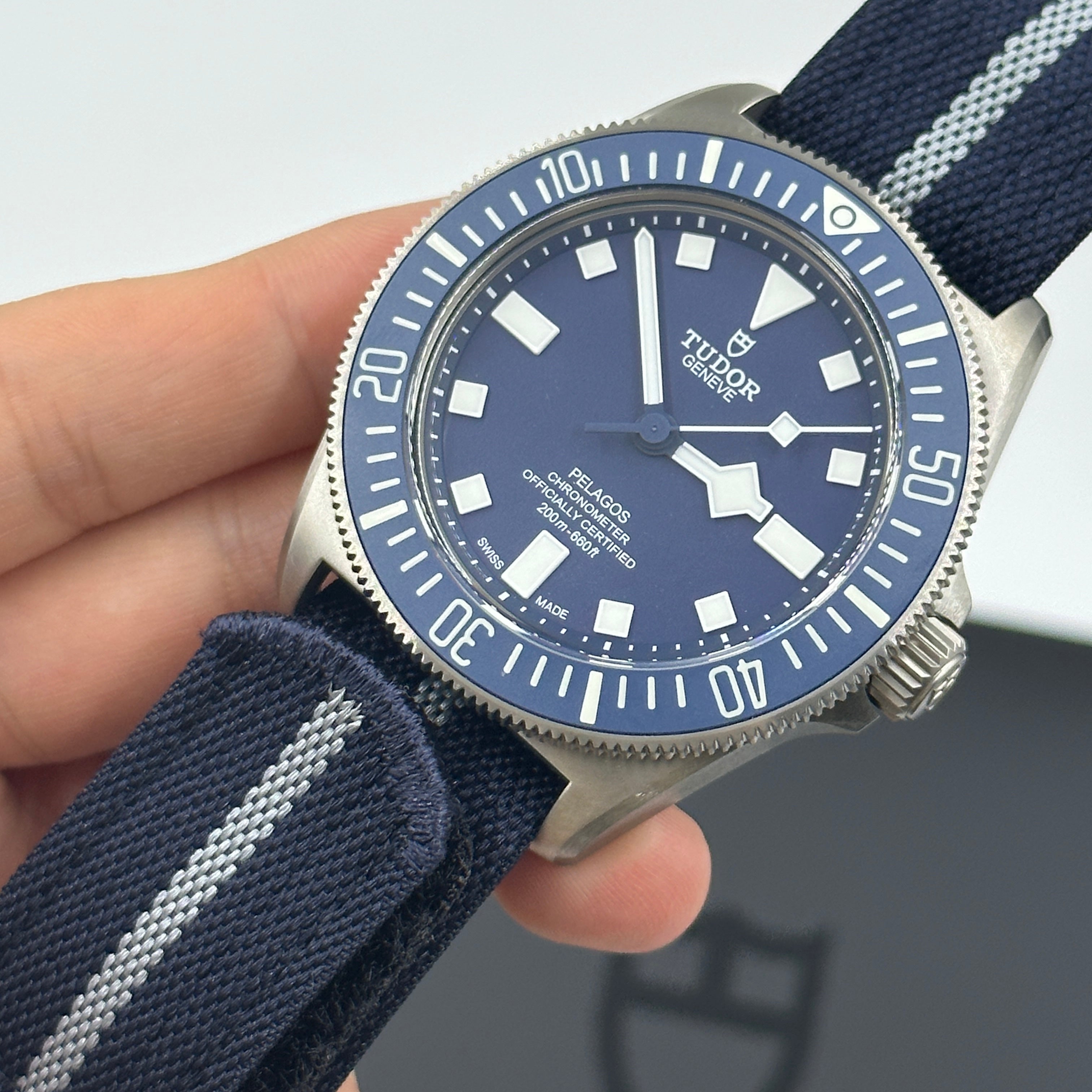 Tudor Pelagos FXD 42mm 25707B/24 Blue Fabric 2024