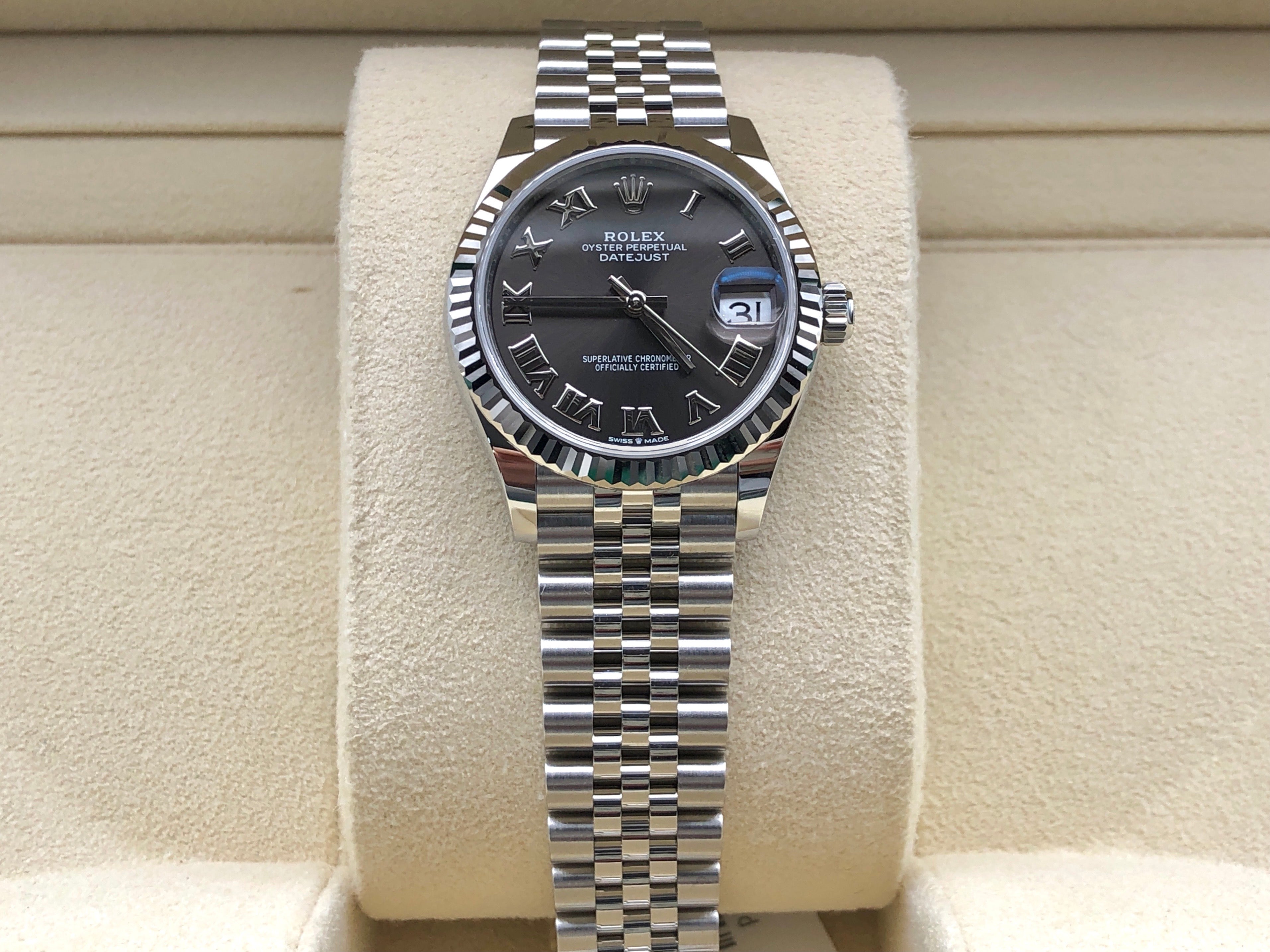 Rolex Datejust 31 278274 Dark Grey Roman Jubilee 2025