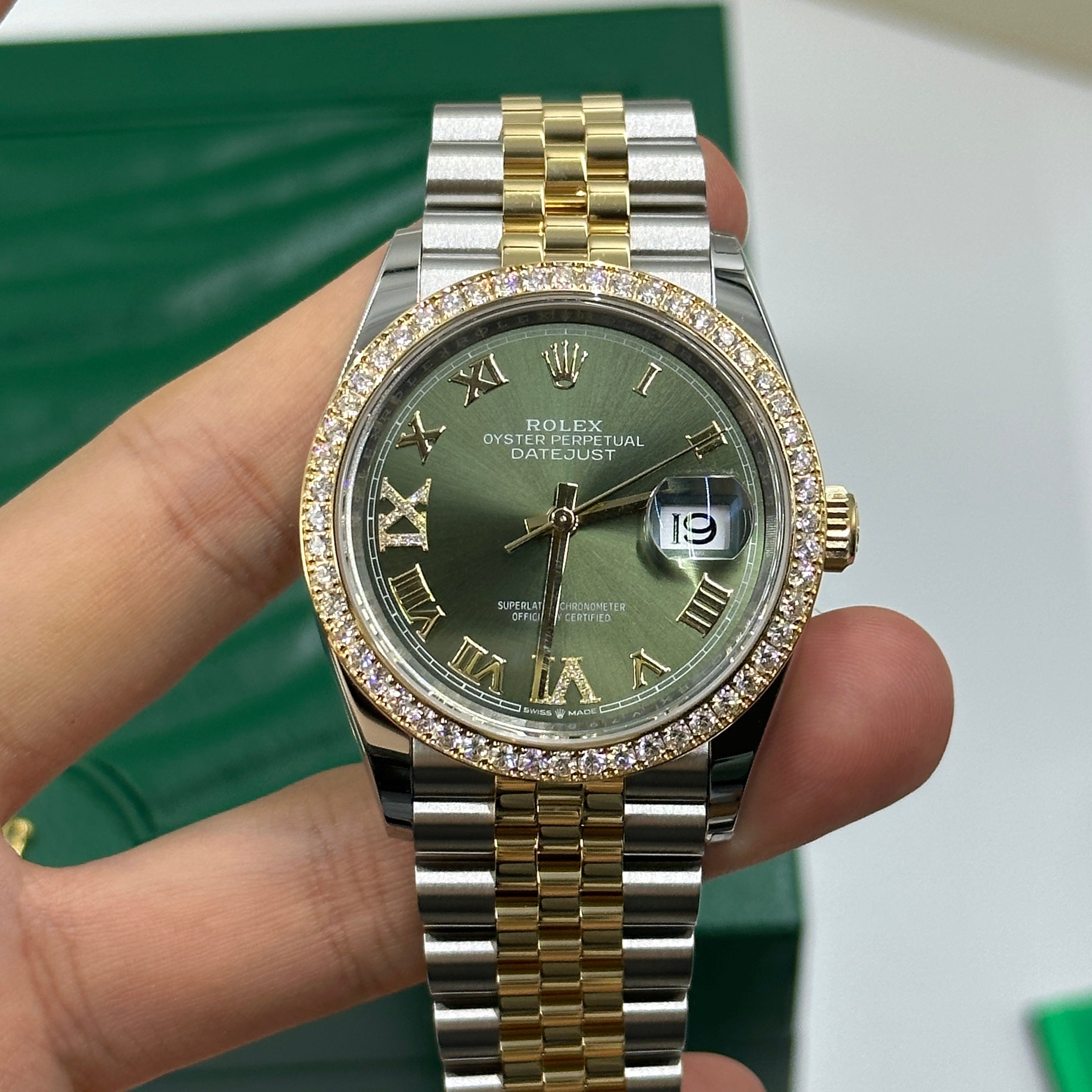 Rolex Datejust 36 126283RBR Green VIIX Jubilee 2024