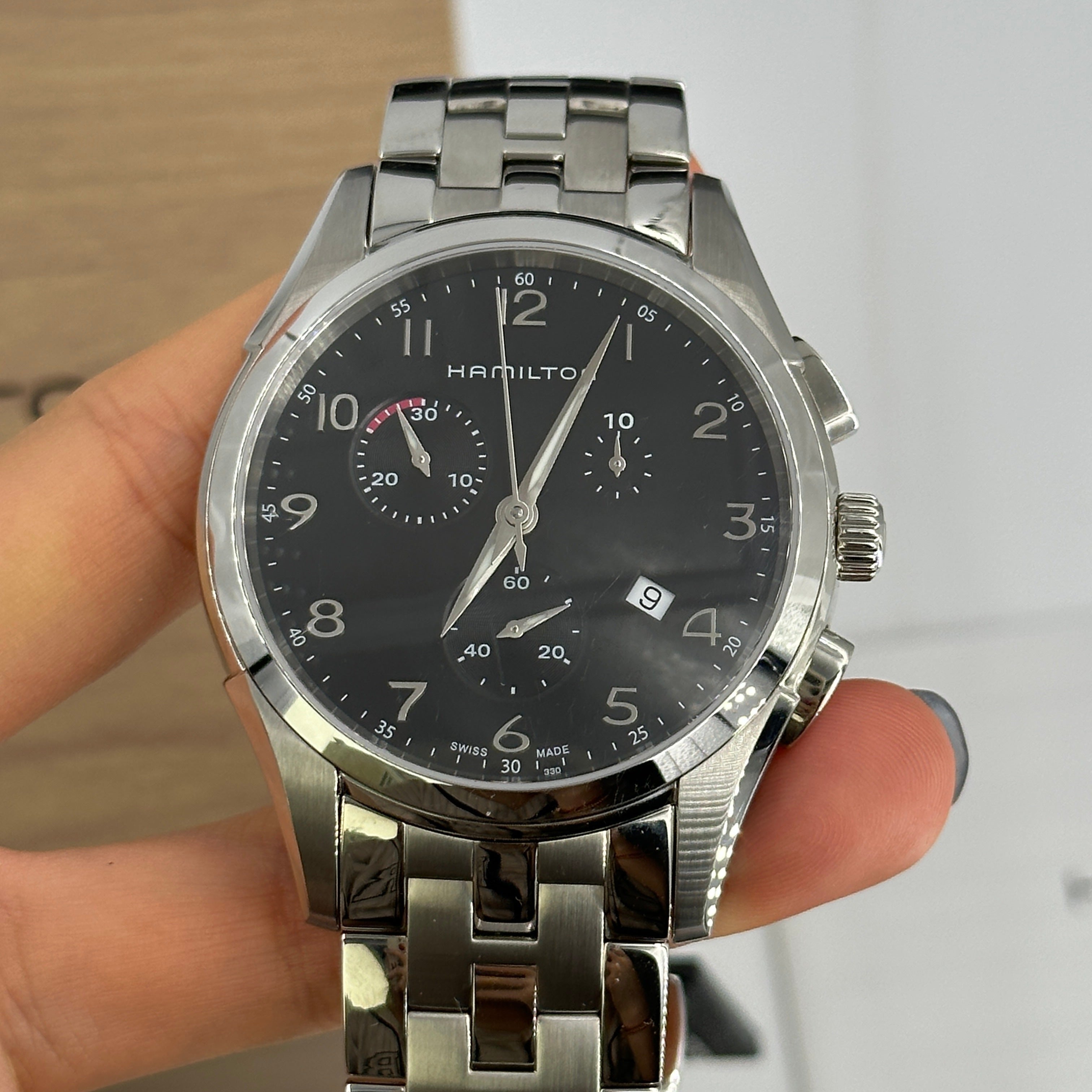 Hamilton Jazzmaster Thinline Chrono Quartz 43mm H38612133 2024