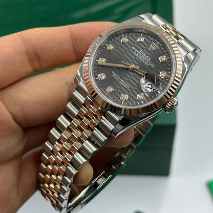 Rolex Datejust 36 126231G Grey Fluted Jubilee 2024
