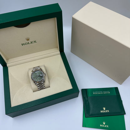 Rolex Day-Date 40 40mm 228239 Green Roman 2024