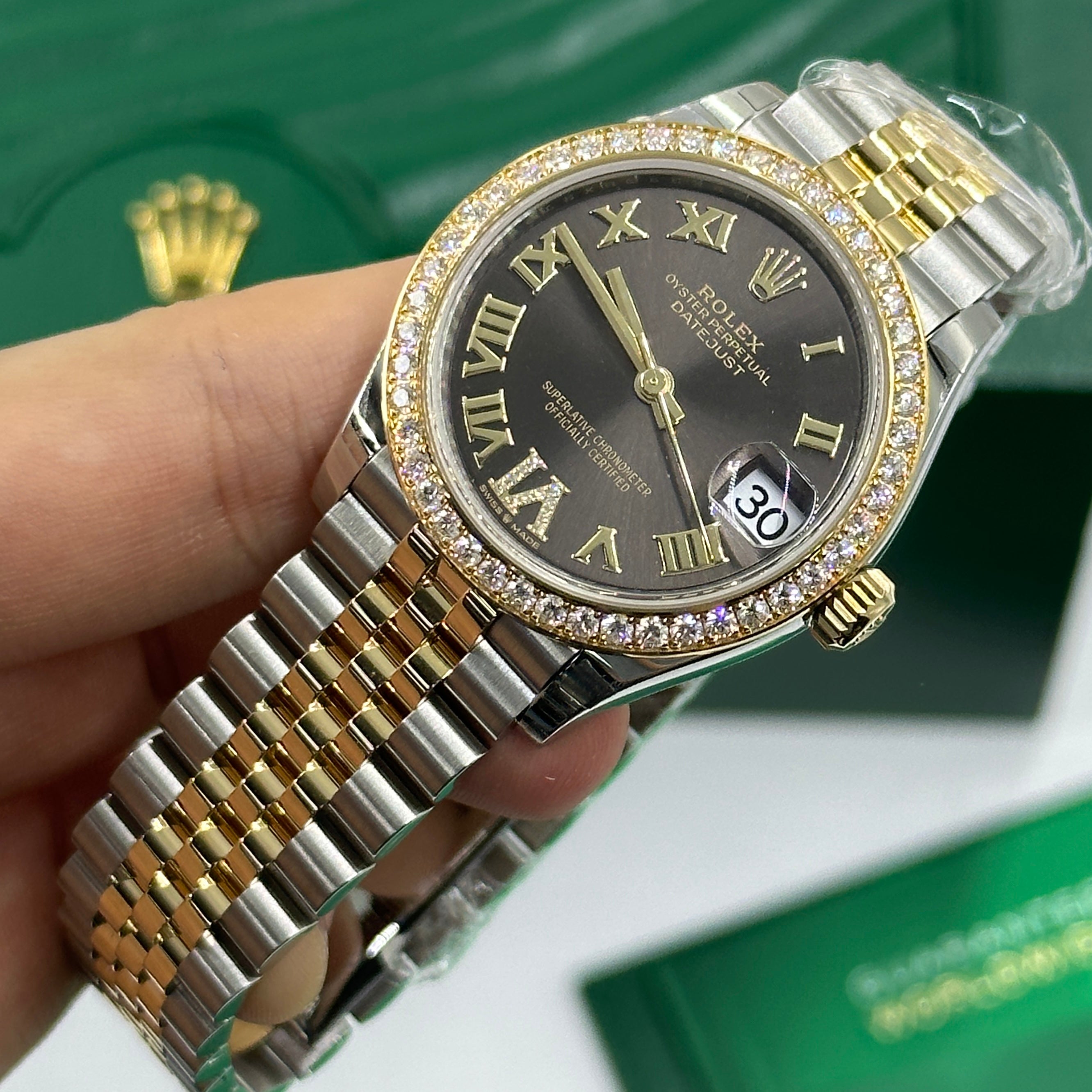 Rolex Datejust 31 278383RBR Grey VI Roman Jubilee 2025