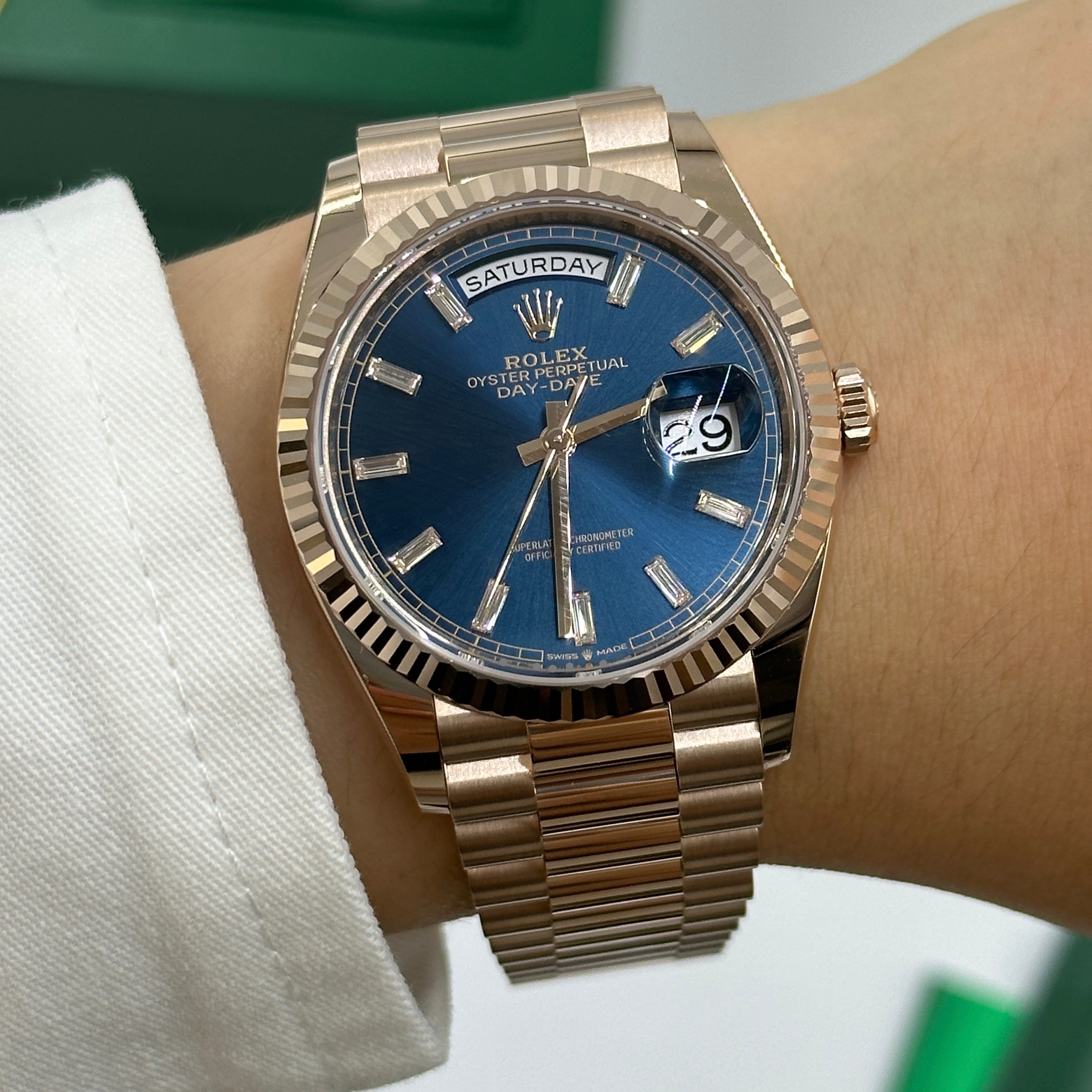 Rolex Day-Date 36 36mm 128235A Blue 2024