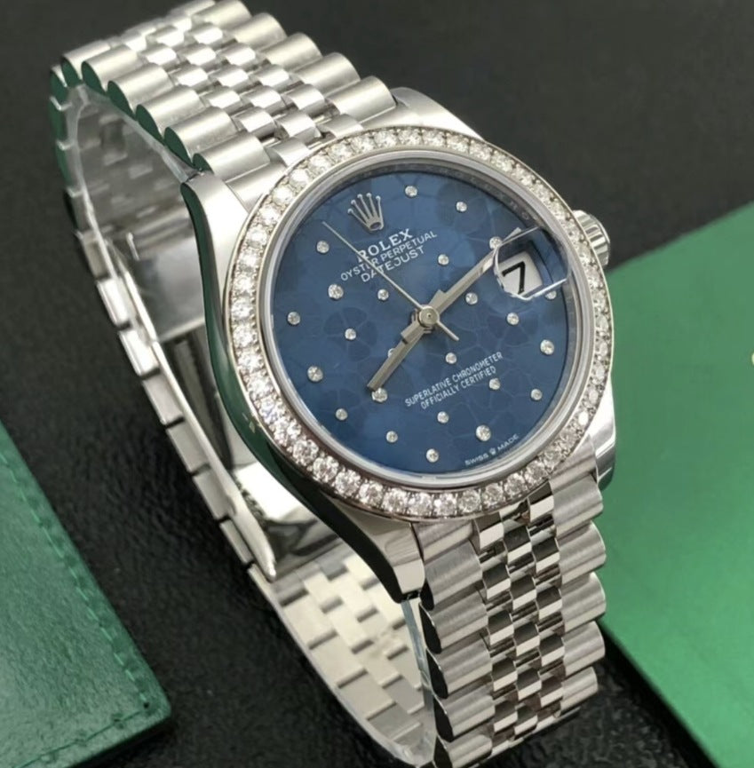 Rolex Datejust 31 278384RBR Blue Flower Jubilee 2025