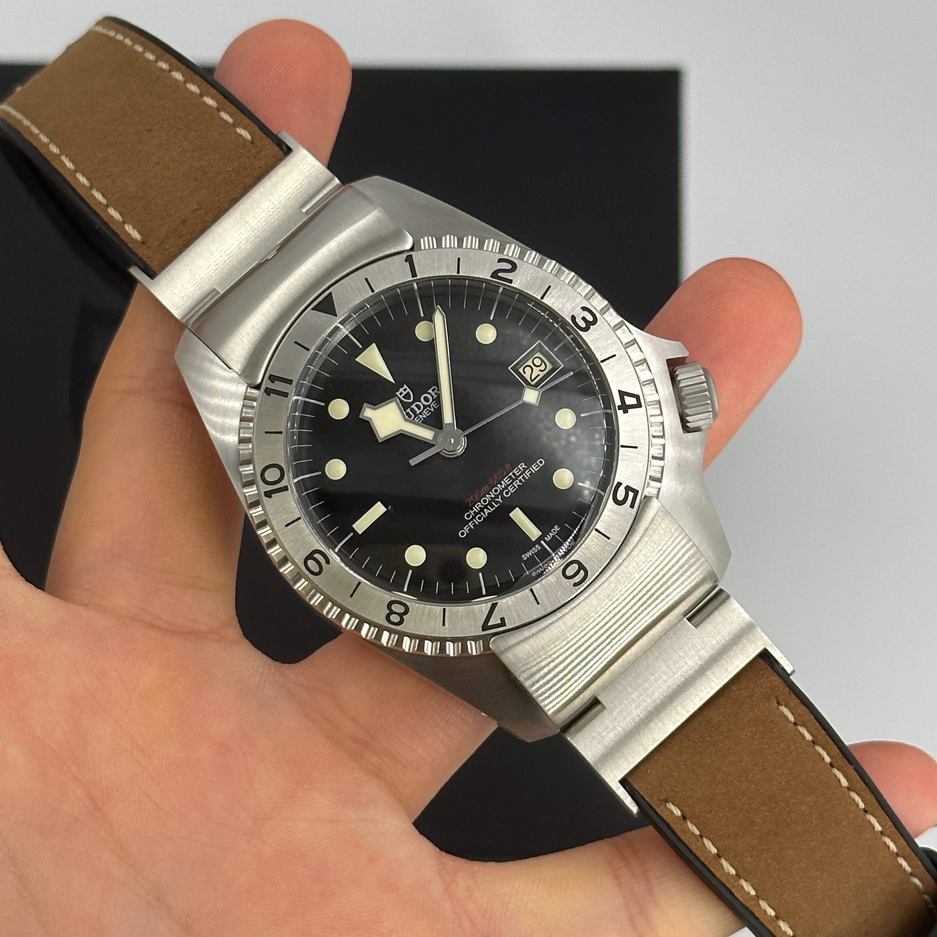 Tudor Black Bay P01 42mm 70150-0001 Black Leather 2024