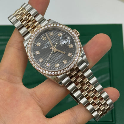 Rolex Datejust 36 126281RBR G Grey Fluted Jubilee 2024