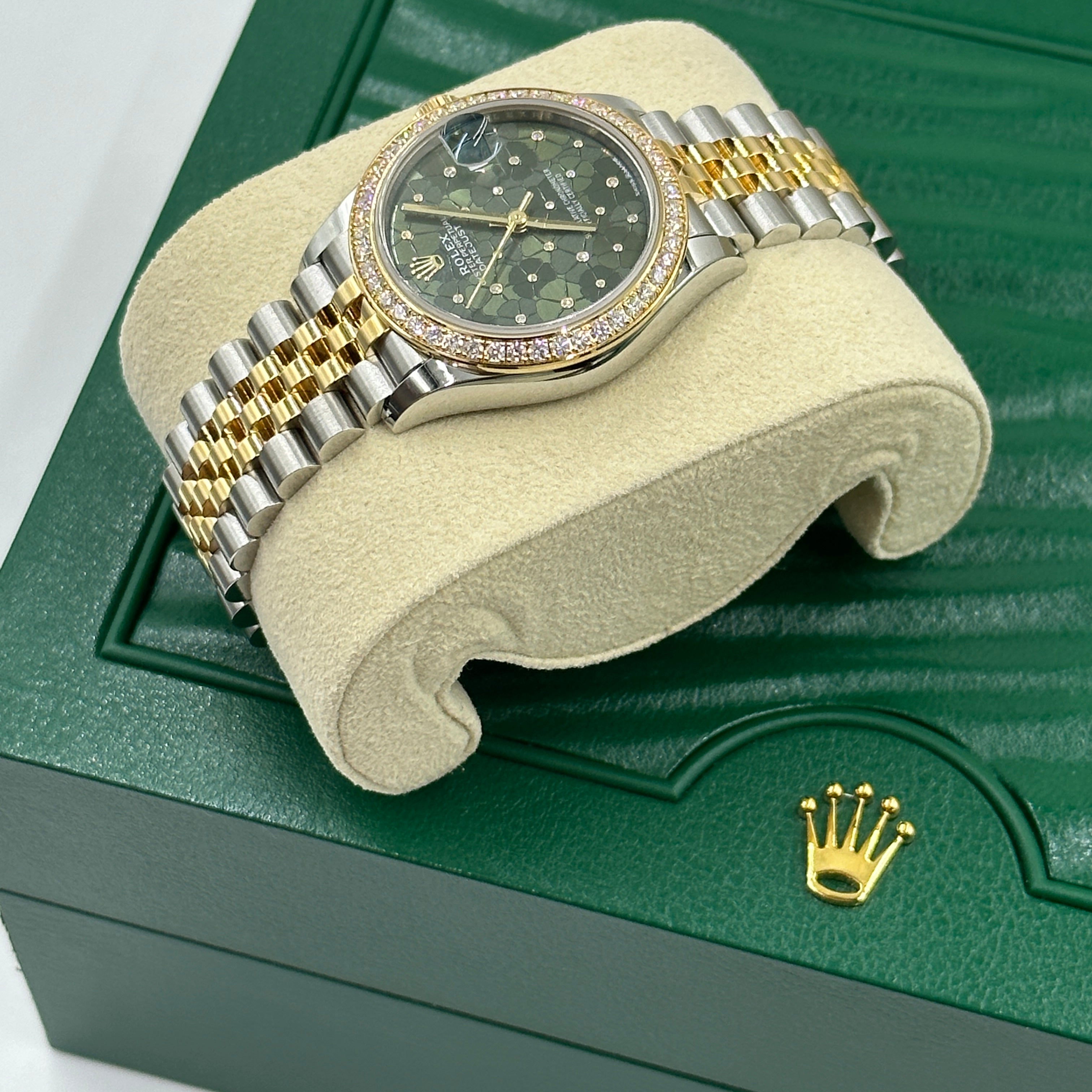 Rolex Datejust 31 278383RBR Green Flower Jubilee 2023