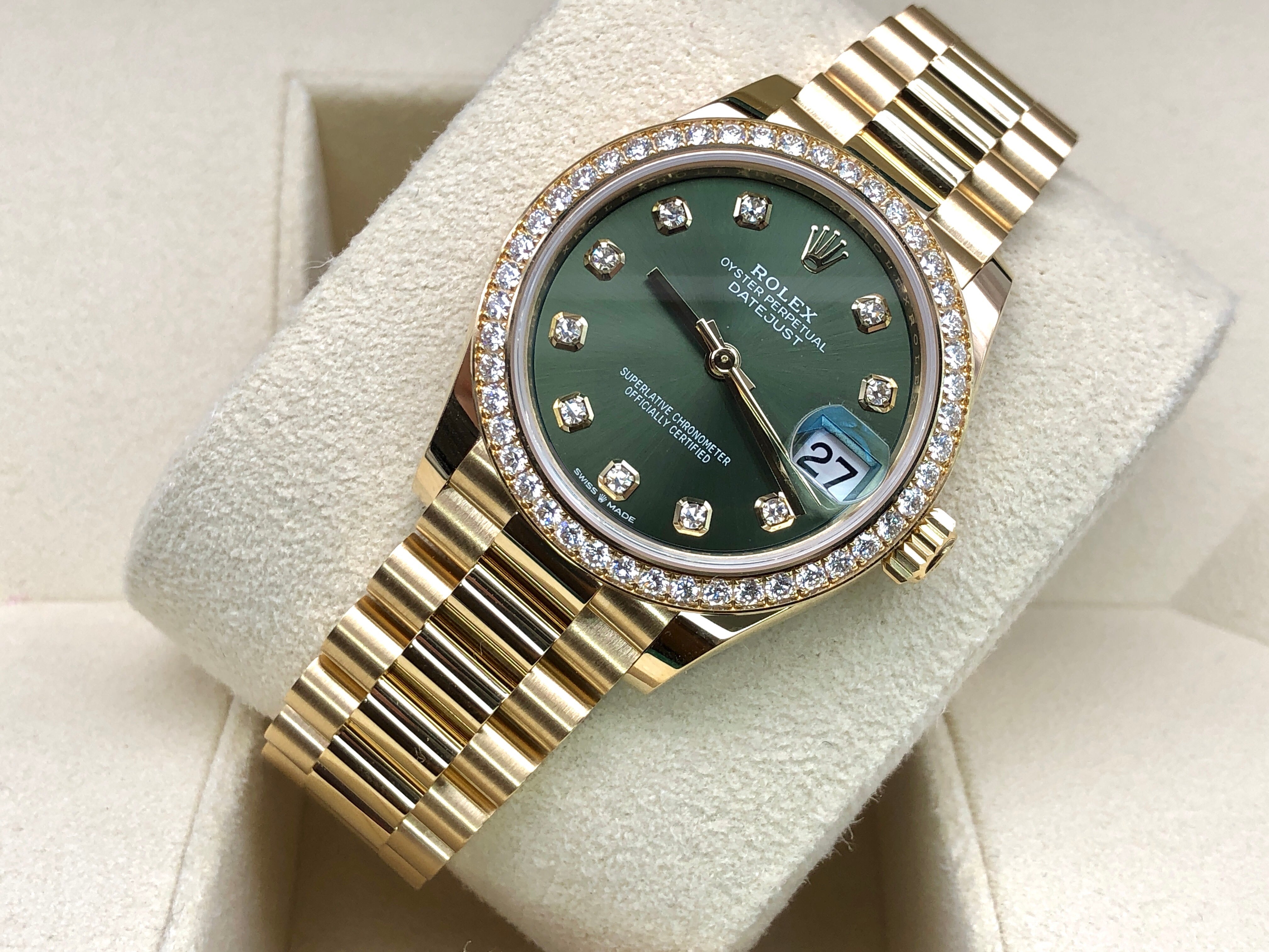 Rolex Datejust 31 278288RBR Diamonds Green m278288rbr-0007 2025