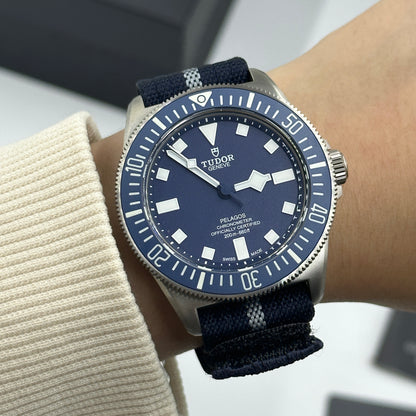 Tudor Pelagos FXD 42mm 25707B/24 Blue Fabric 2024