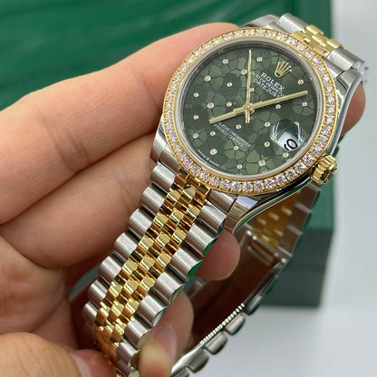 Rolex Datejust 31 278383RBR Green Flower Jubilee 2023
