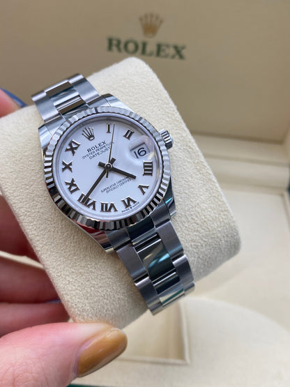 Rolex Datejust 31 278274 White Roman Oyster 2025