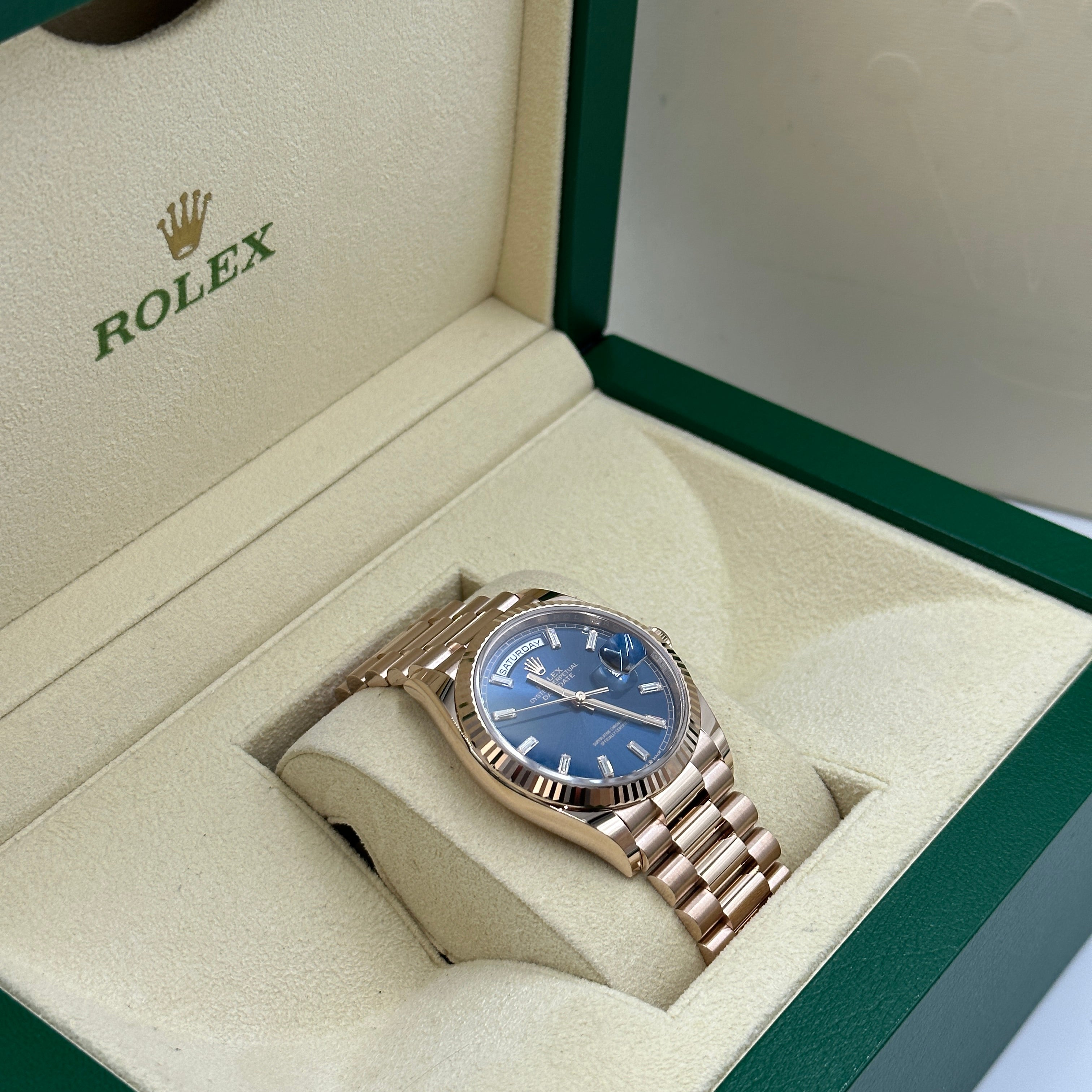 Rolex Day-Date 36 36mm 128235A Blue 2024