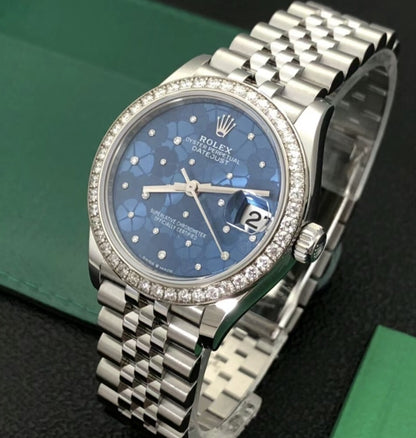 Rolex Datejust 31 278384RBR Blue Flower Jubilee 2025