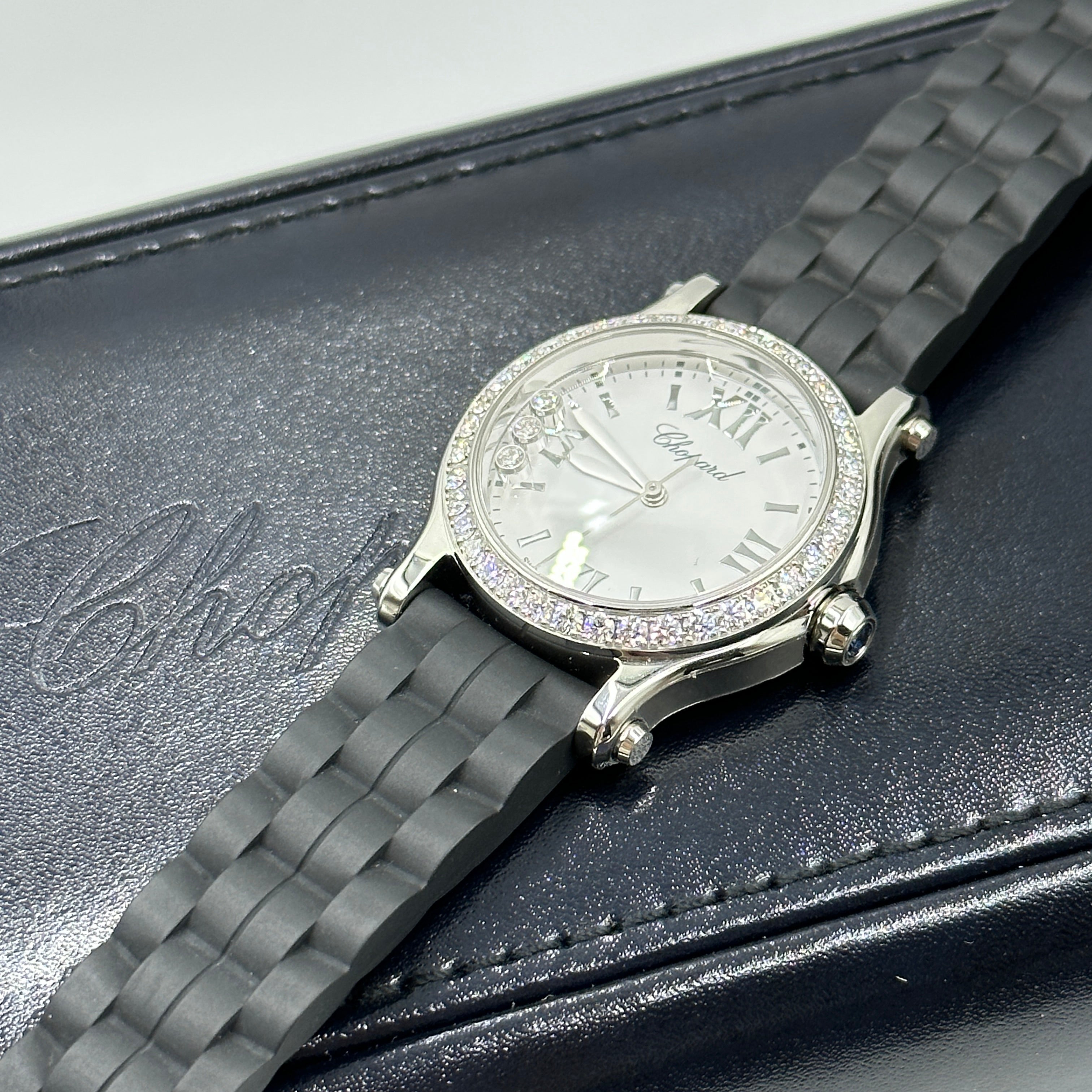 Chopard Happy Sport 30mm 278590-3003 White with Diamond Set (Stainless Steel Bezel) 2025