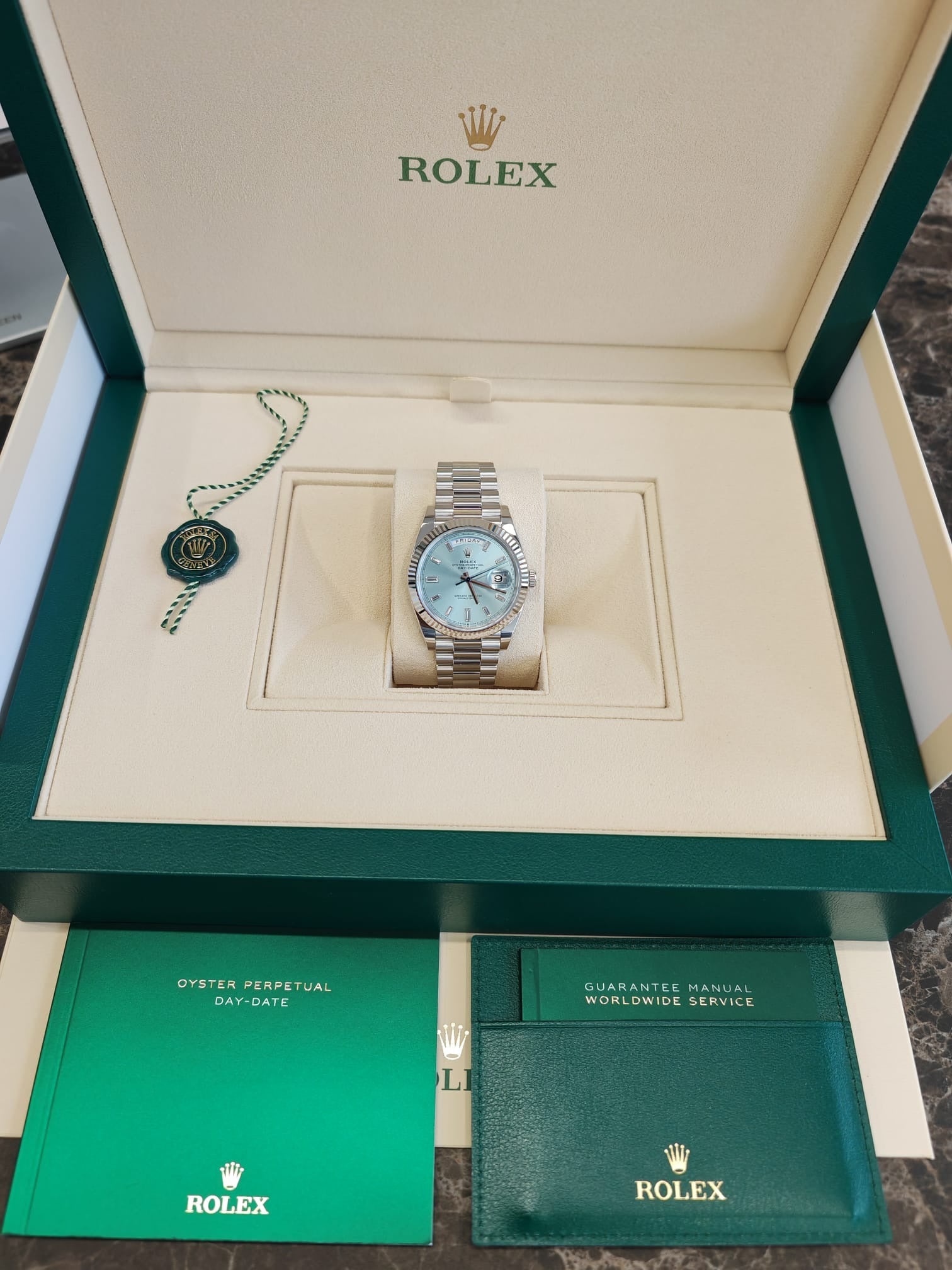 Rolex Day-Date 40 40mm 228236A Ice Blue 2025