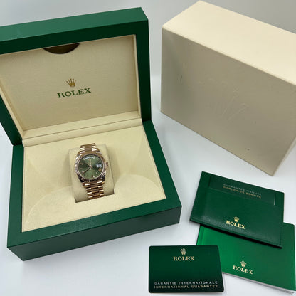 Rolex Day-Date 40 40mm 228235 Green Roman 2024