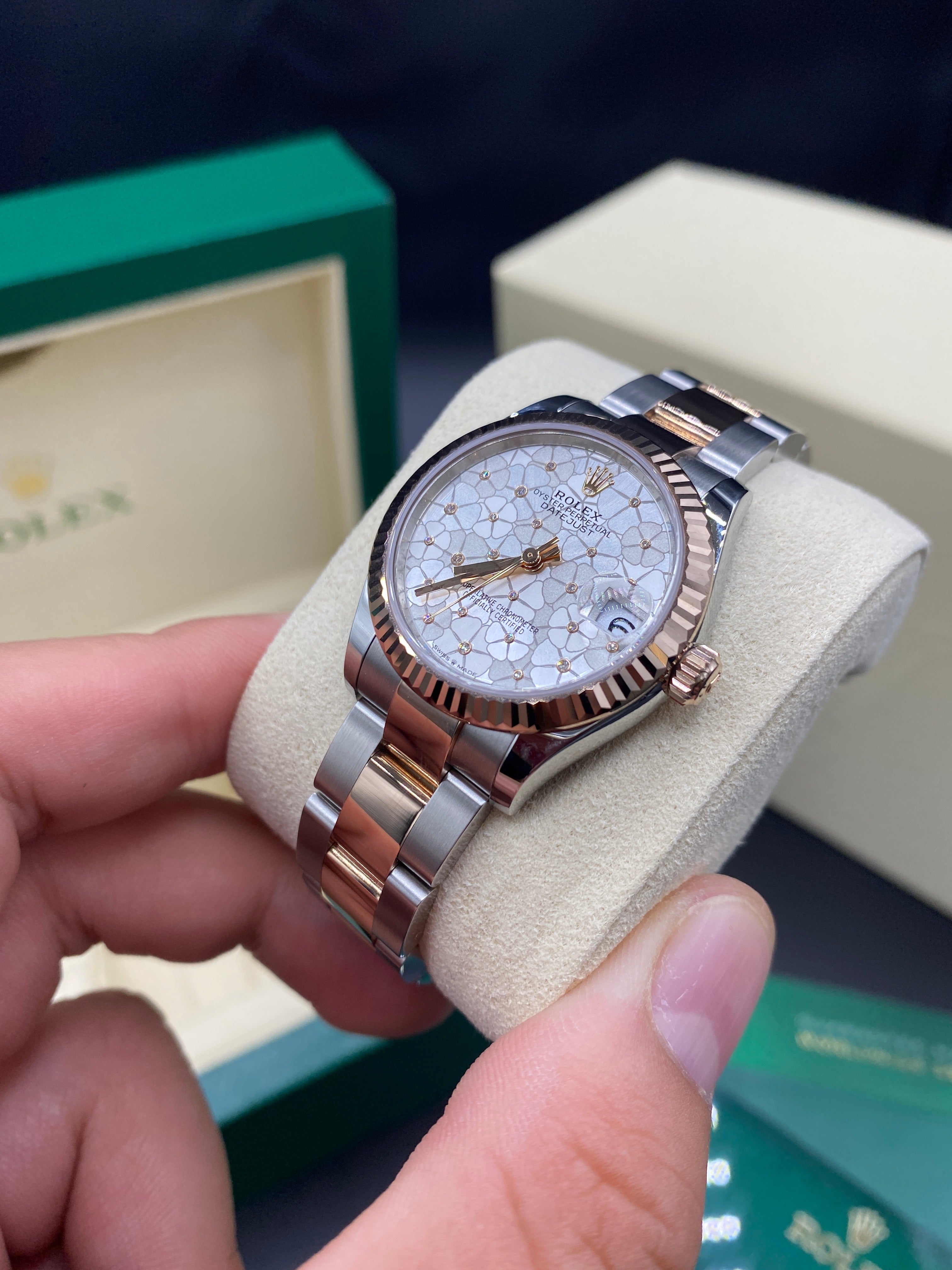 Rolex Datejust 31 278271 Silver Floral Oyster 2024