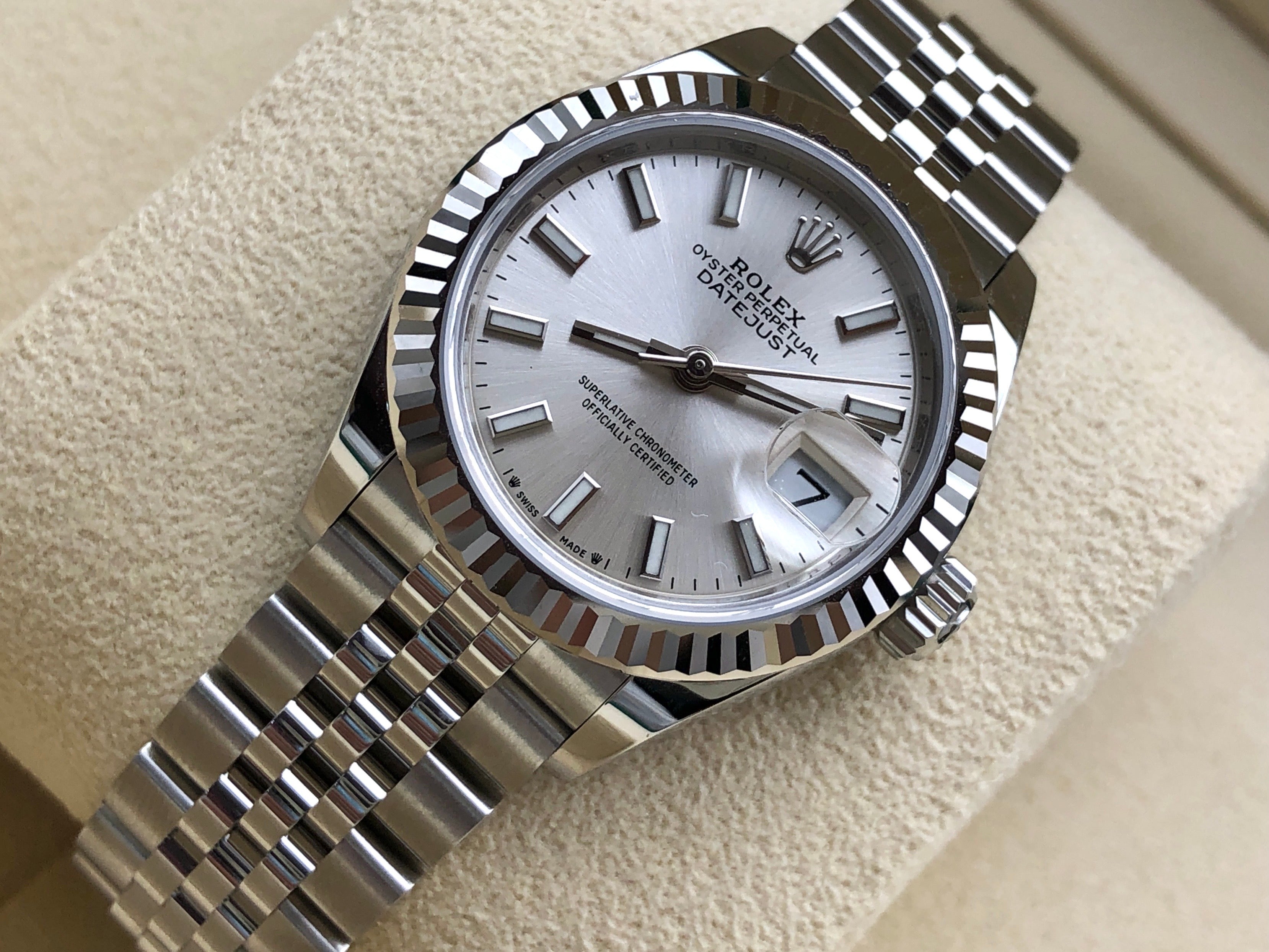 Rolex Lady-Datejust 279174 Silver Index Jubilee 2025
