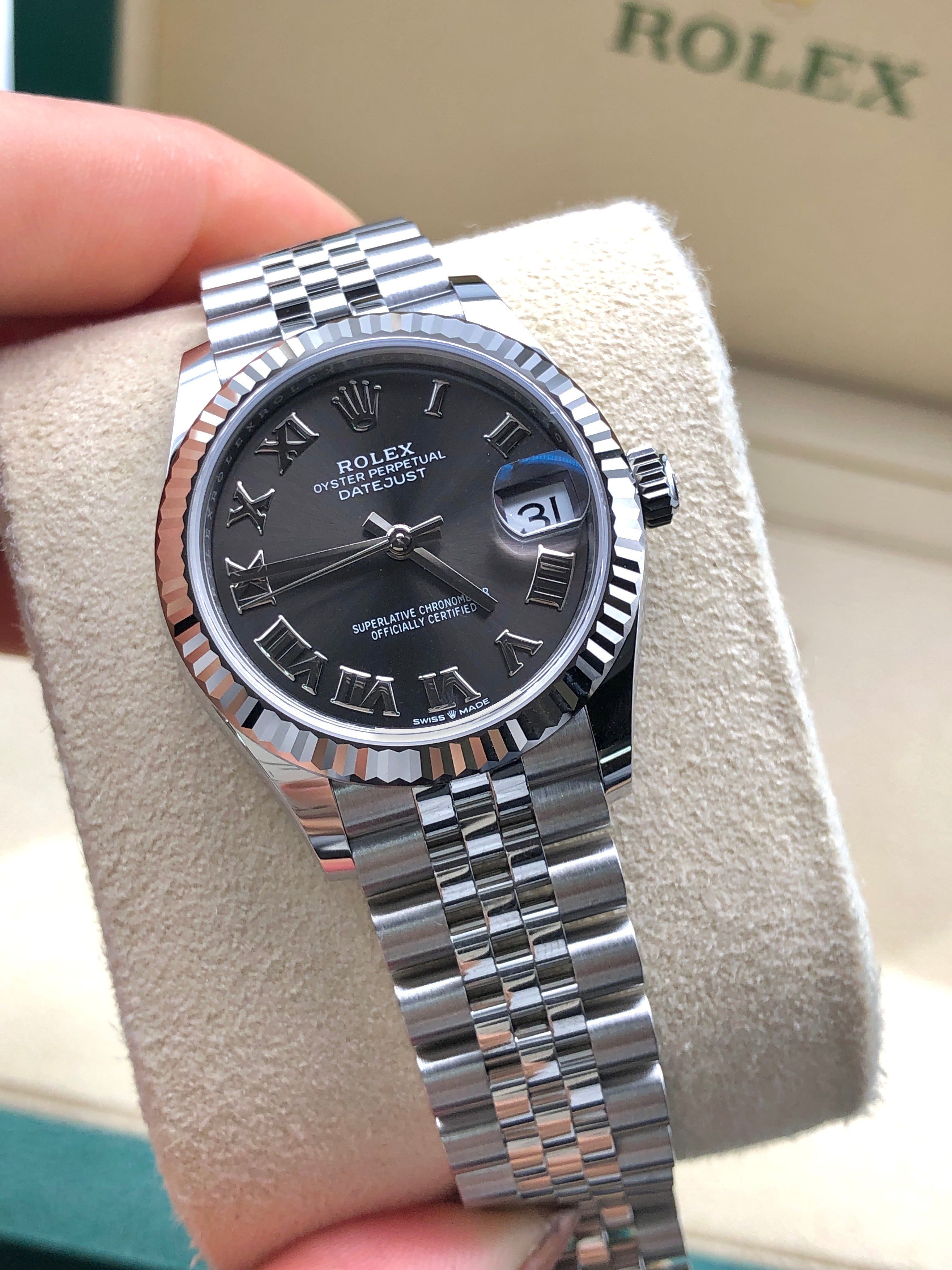 Rolex Datejust 31 278274 Dark Grey Roman Jubilee 2025