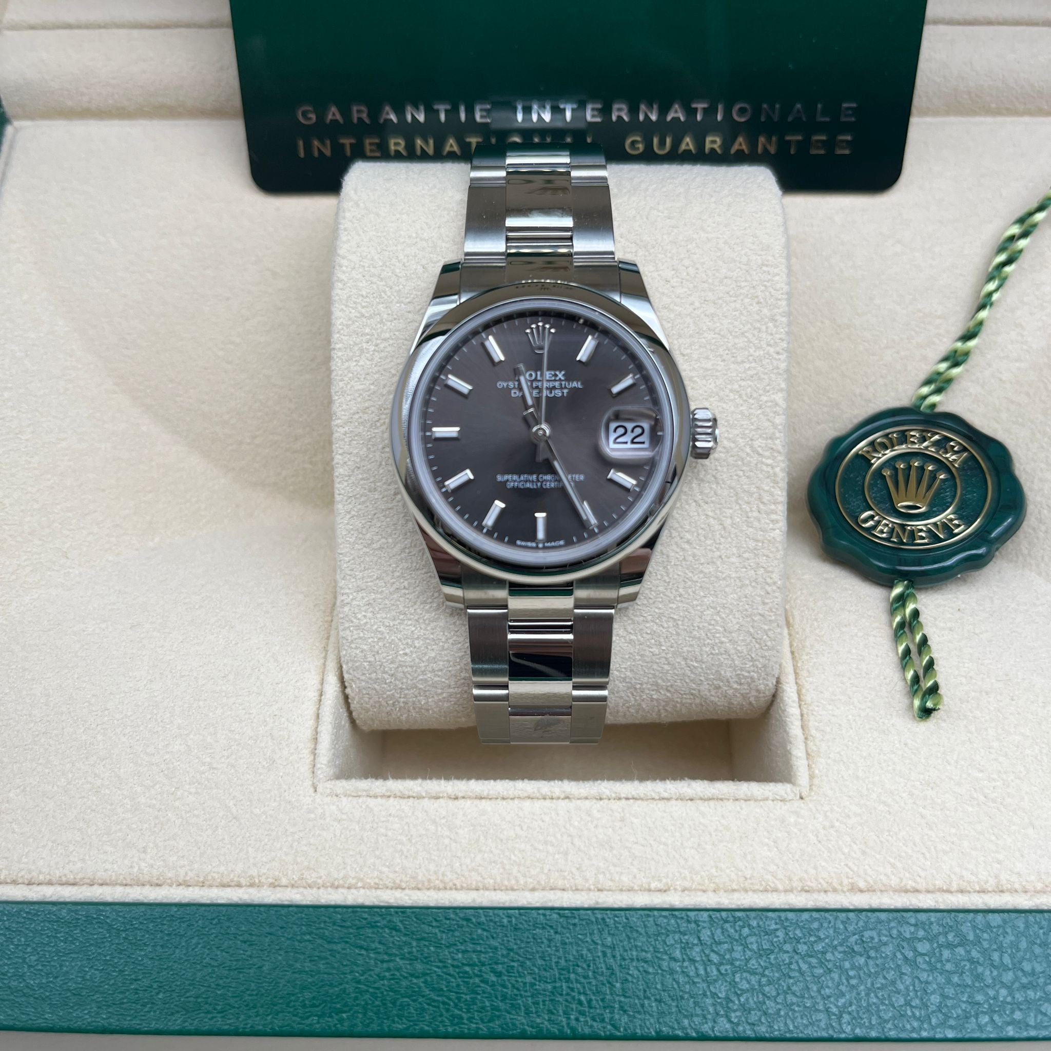 Rolex Datejust 31 278240 Grey Index Oyster 2025