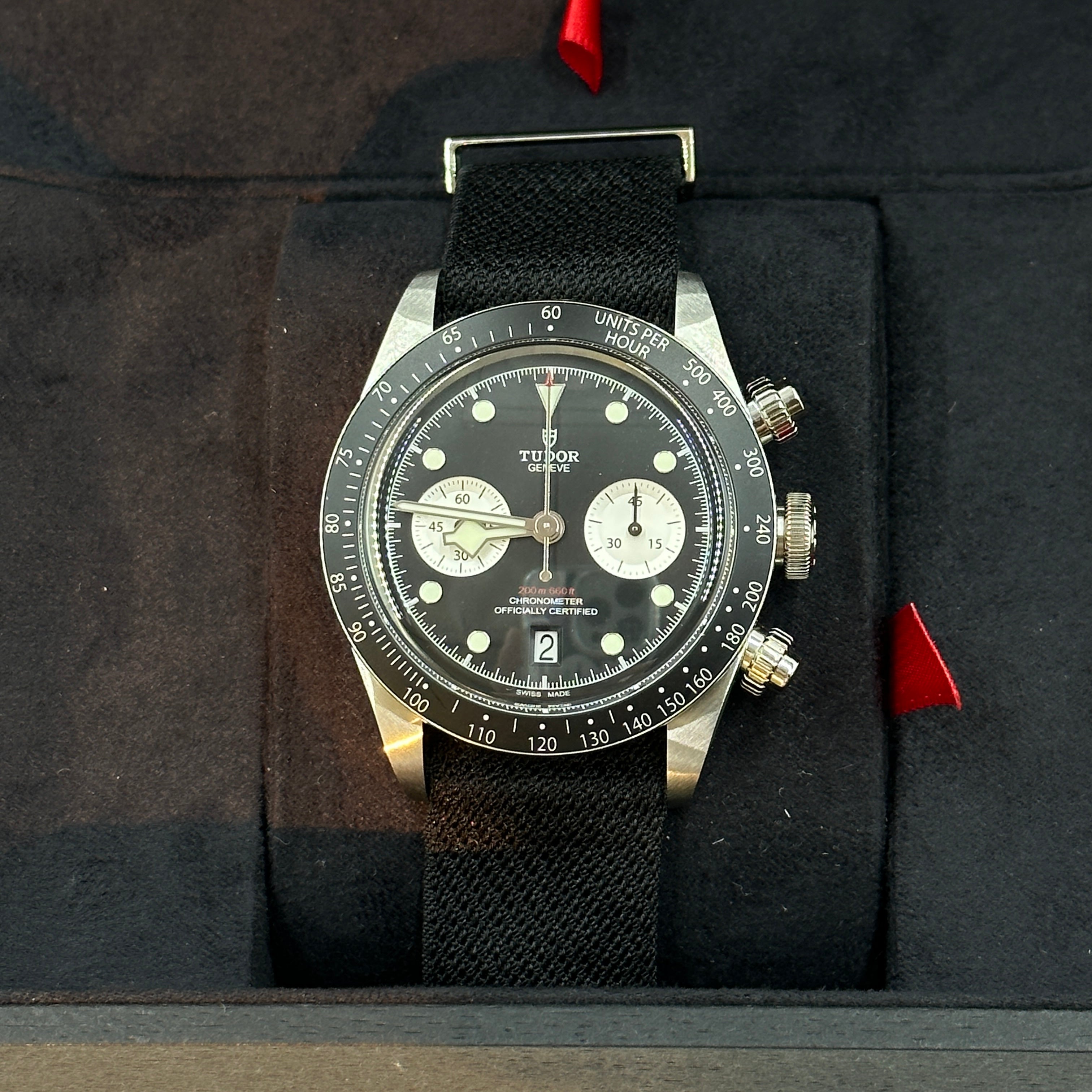 Tudor Black Bay Chrono 41mm 79360N-0007 Black Woven 2023