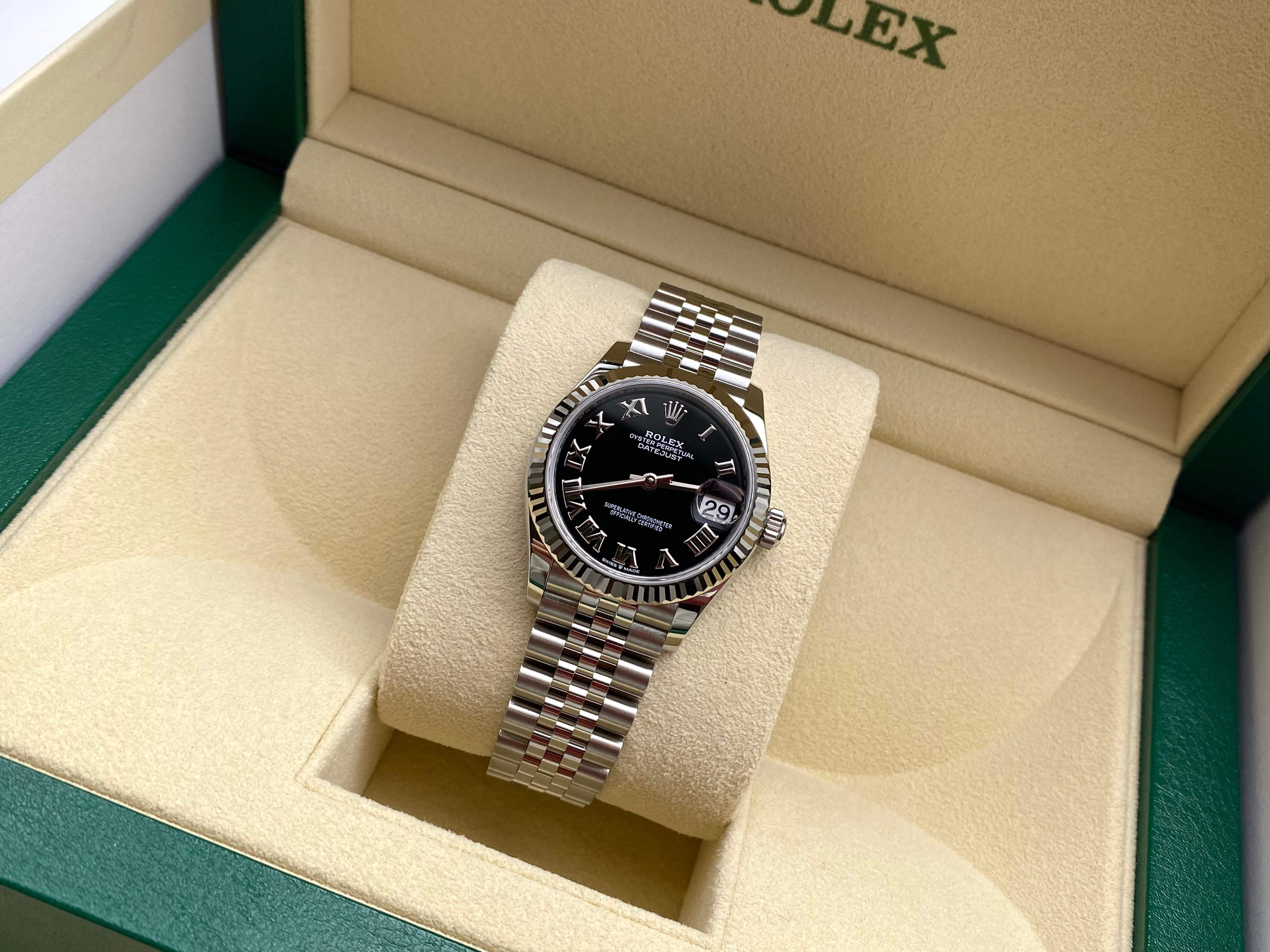 Rolex Datejust 31 278274 Black Roman Jubilee 2025