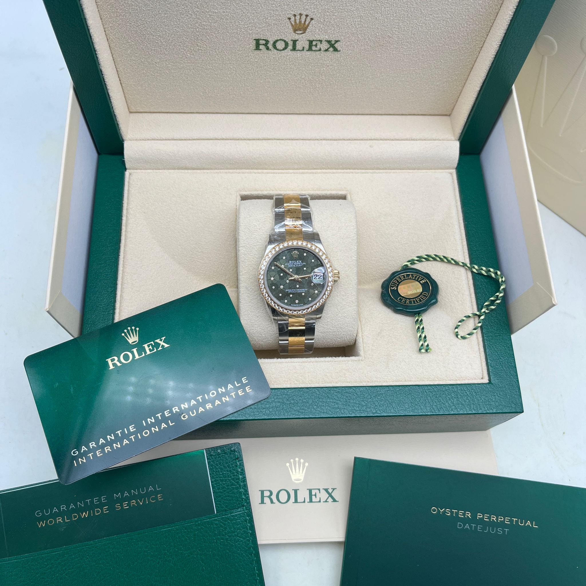 Rolex Datejust 31 278383RBR Green Flower Oyster 2023