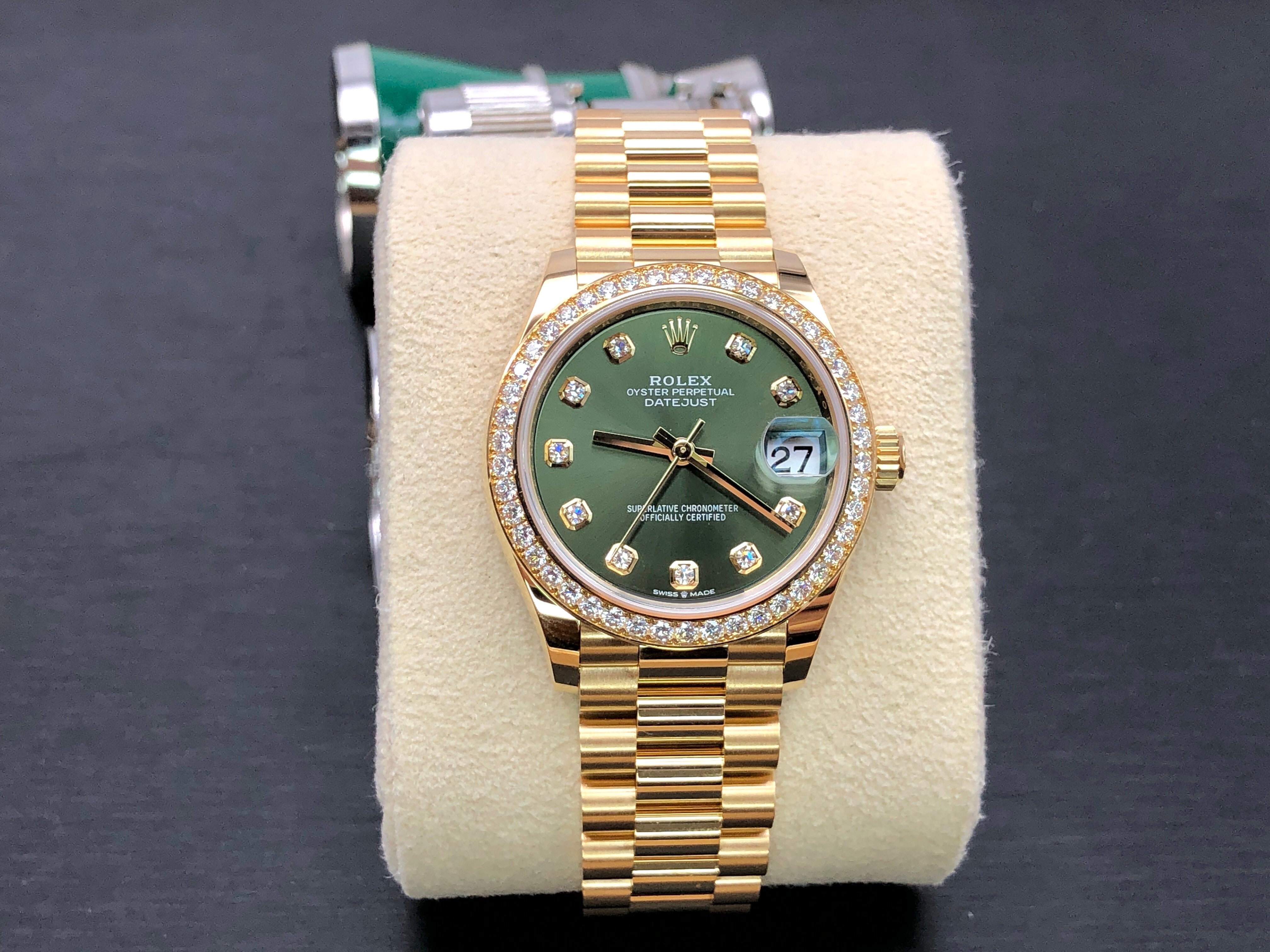 Rolex Datejust 31 278288RBR Diamonds Green m278288rbr-0007 2025