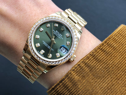 Rolex Datejust 31 278288RBR Diamonds Green m278288rbr-0007 2025