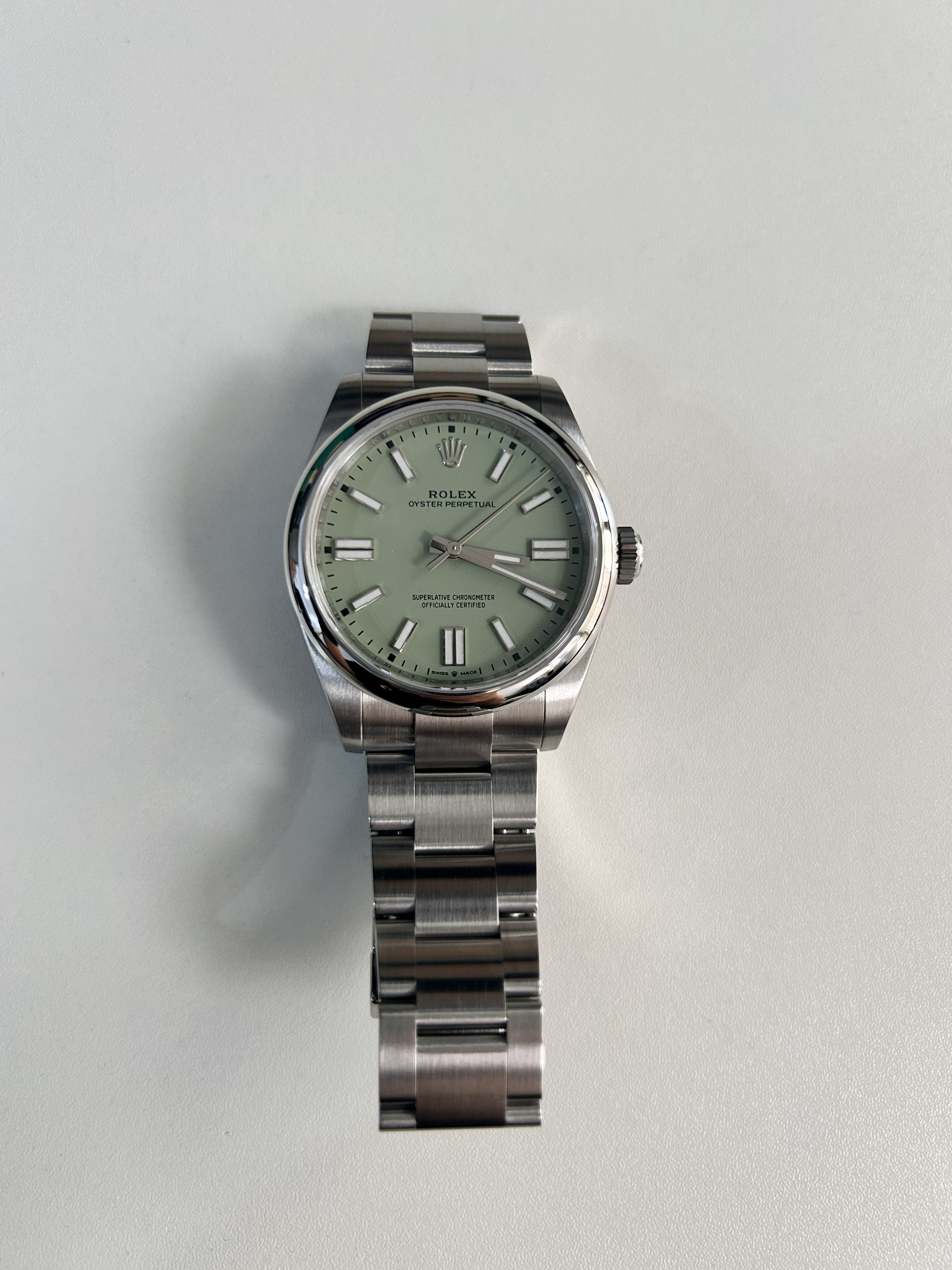 Rolex Oyster Perpetual 134300 Pistachio Green m134300-0006 2025