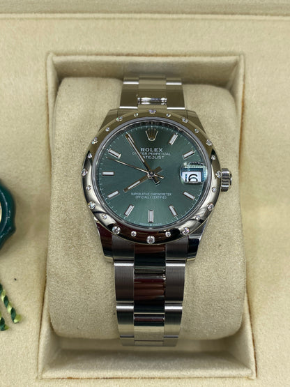 Rolex Datejust 31 278344RBR Green Index Oyster 2024