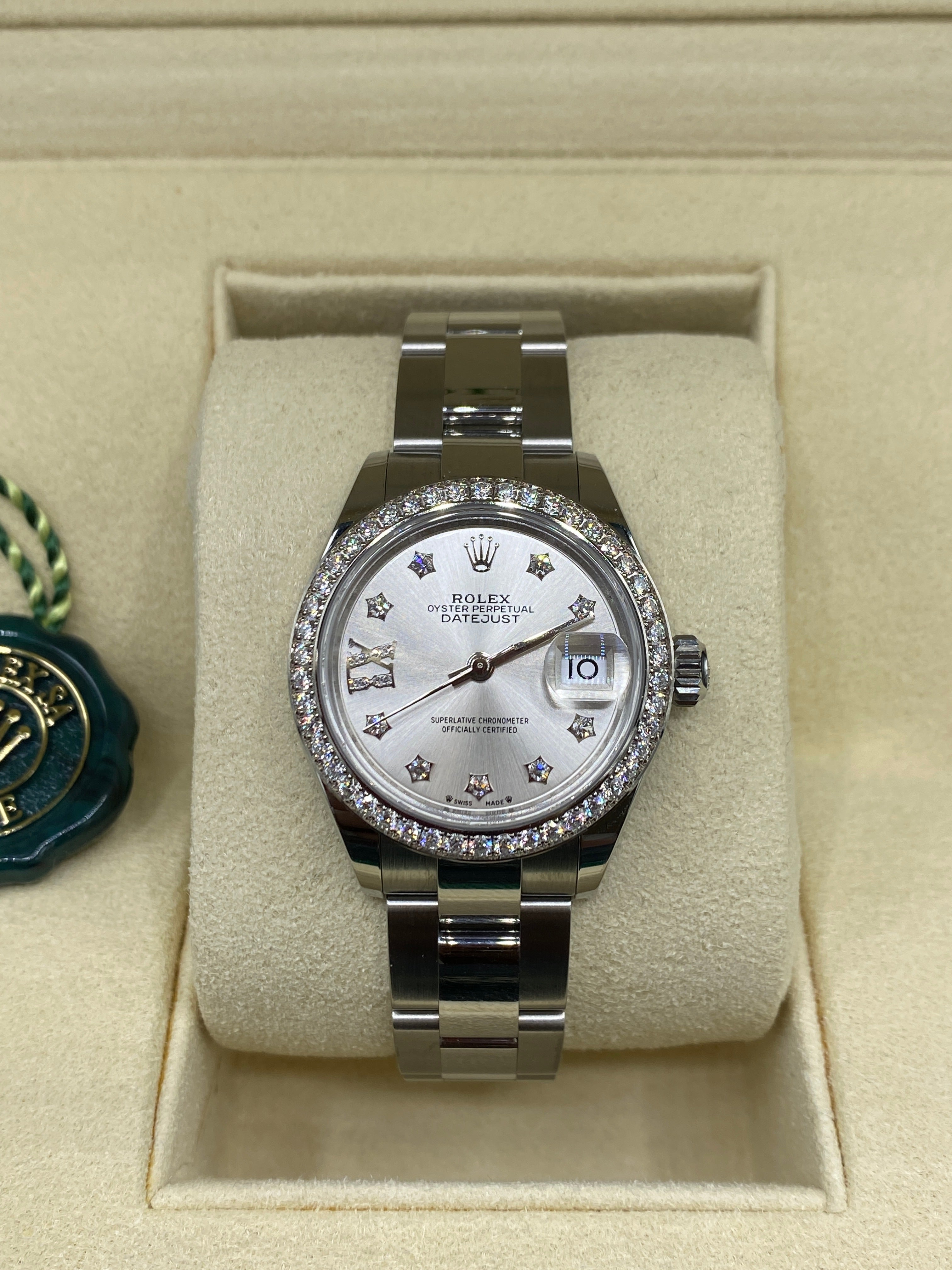 Rolex Lady-Datejust 279384G Silver Star Oyster 2024